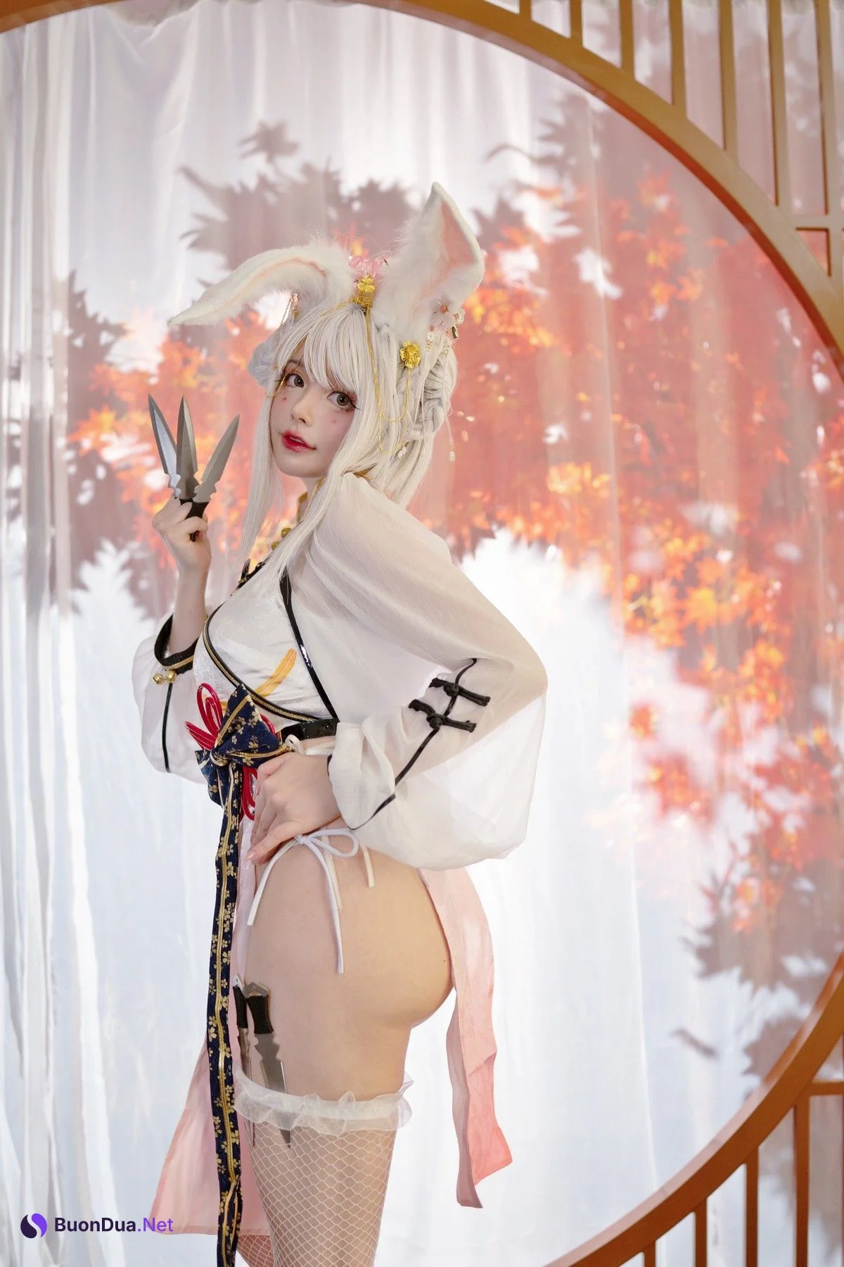 NinJA阿寨寨 Cosplay 肉肉大白兔 - รูปภาพ 12