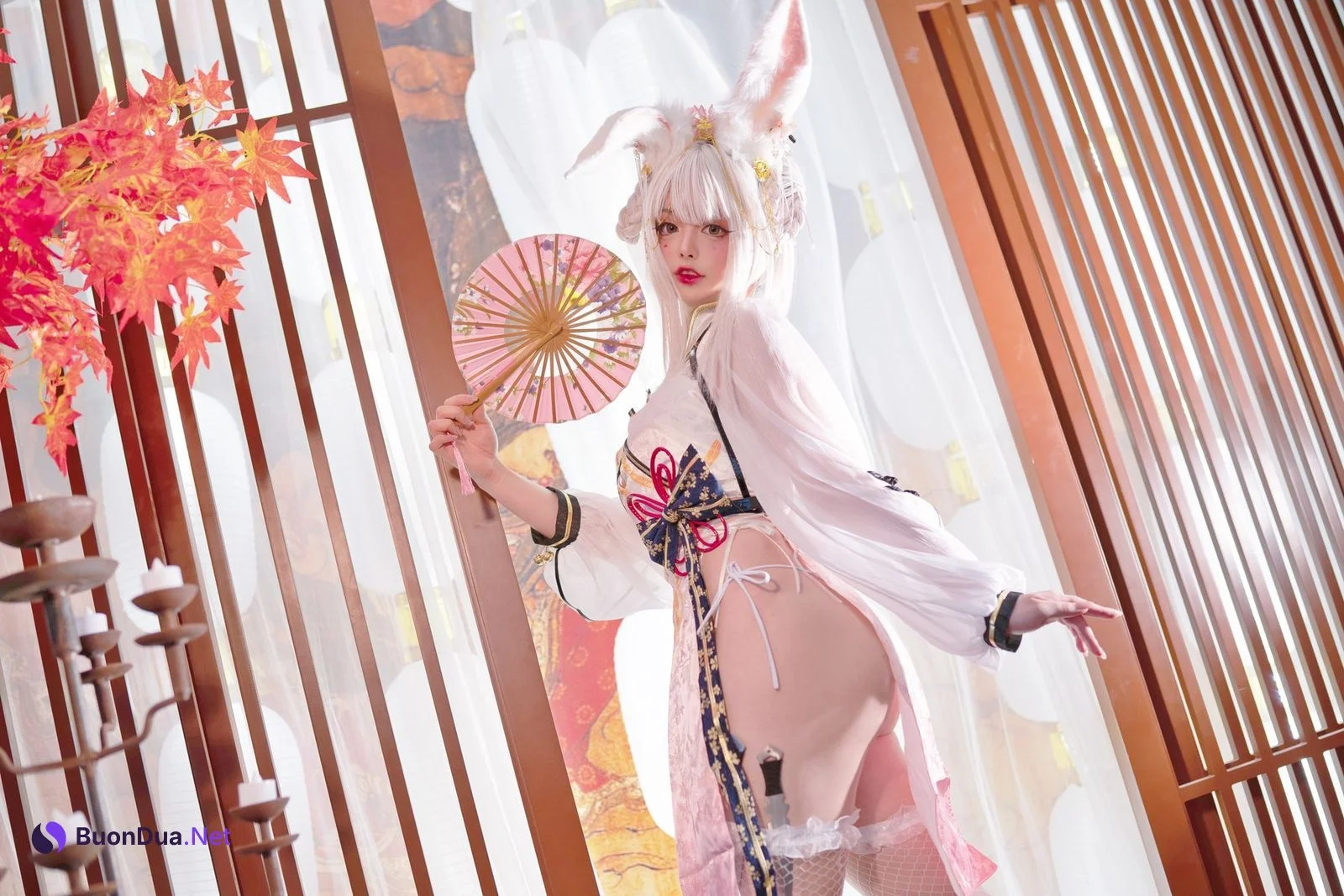 NinJA阿寨寨 Cosplay 肉肉大白兔 - รูปภาพ 17