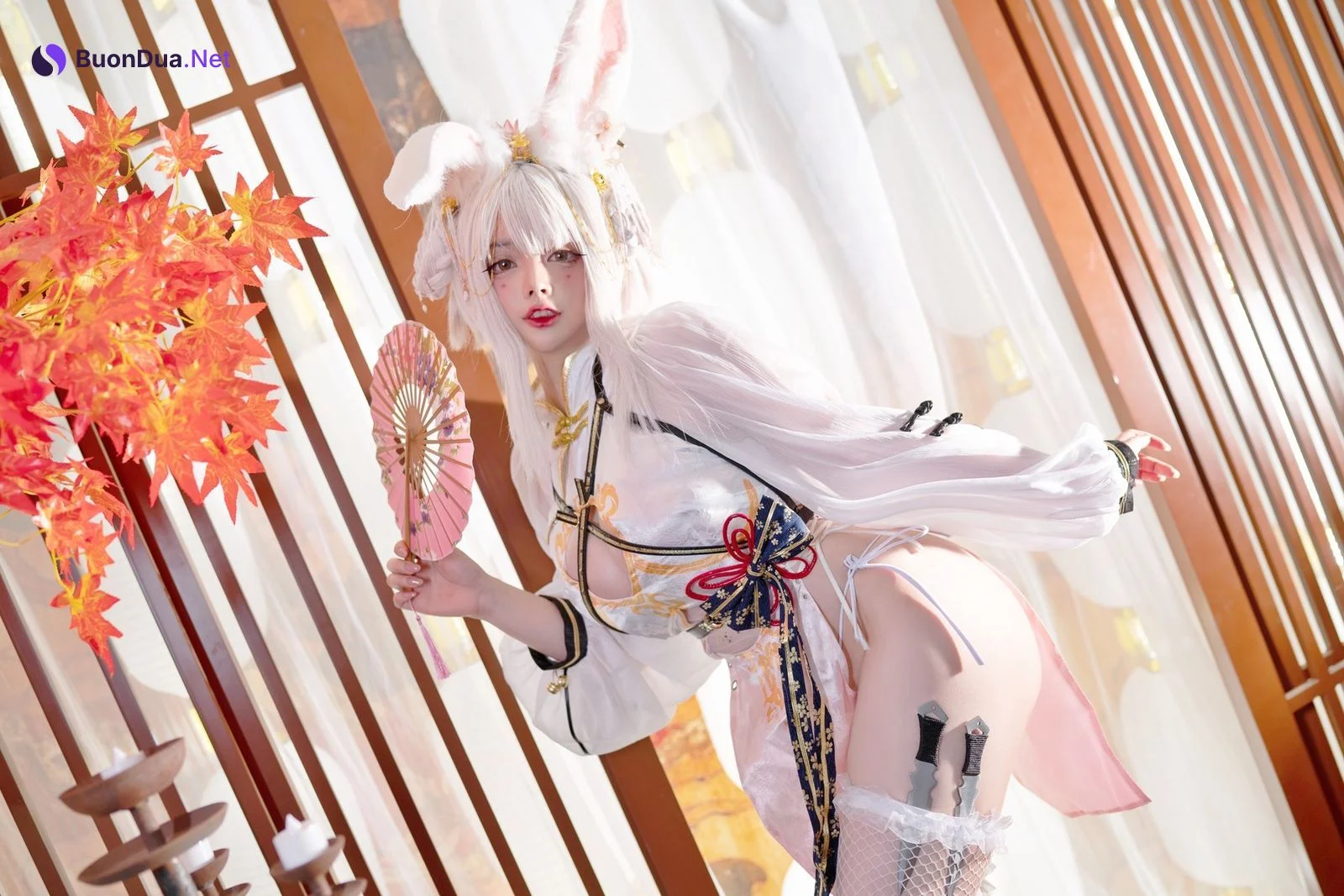 NinJA阿寨寨 Cosplay 肉肉大白兔 - รูปภาพ 20