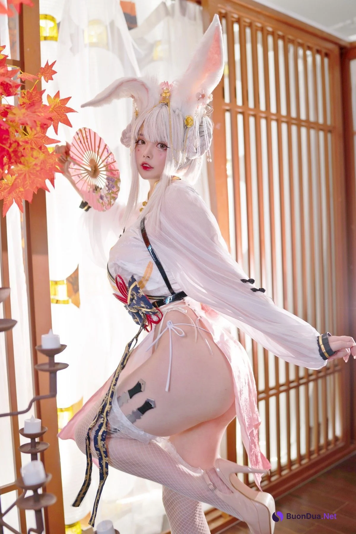 NinJA阿寨寨 Cosplay 肉肉大白兔 - รูปภาพ 6