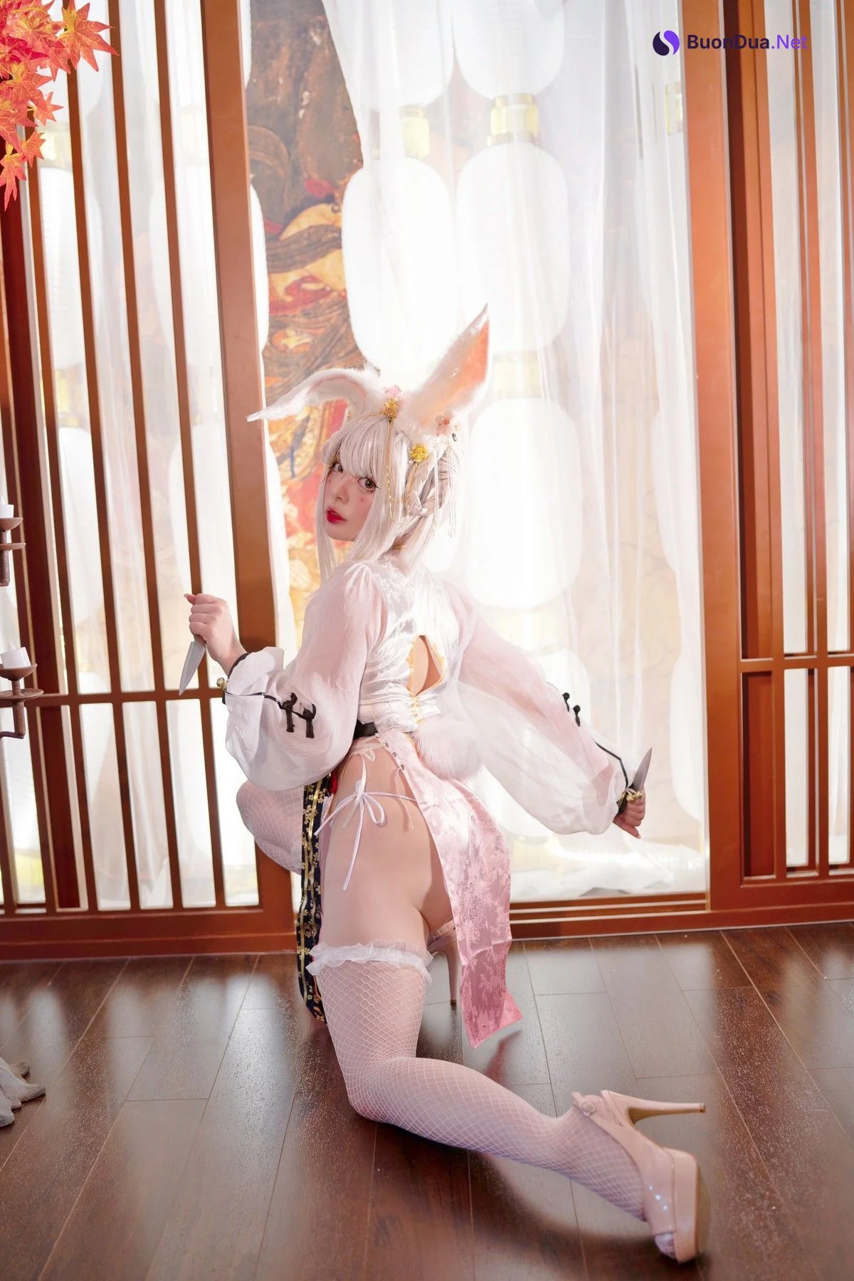NinJA阿寨寨 Cosplay 肉肉大白兔 - รูปภาพ 9