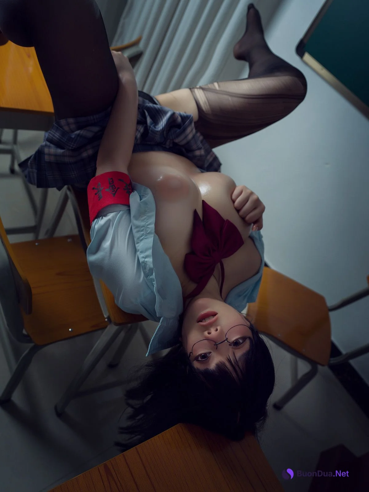 NinJA阿寨寨写真 Cosplay 生徒会长 - รูปภาพ 13