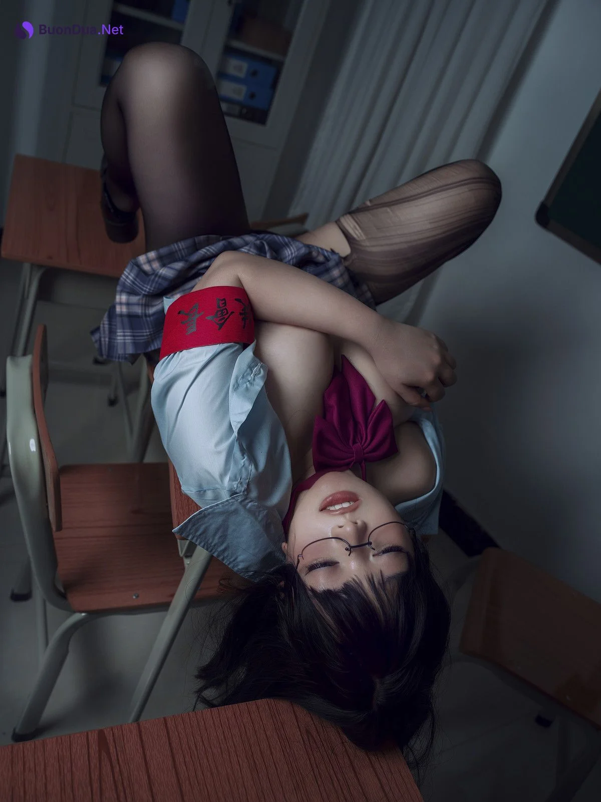 NinJA阿寨寨写真 Cosplay 生徒会长 - รูปภาพ 14