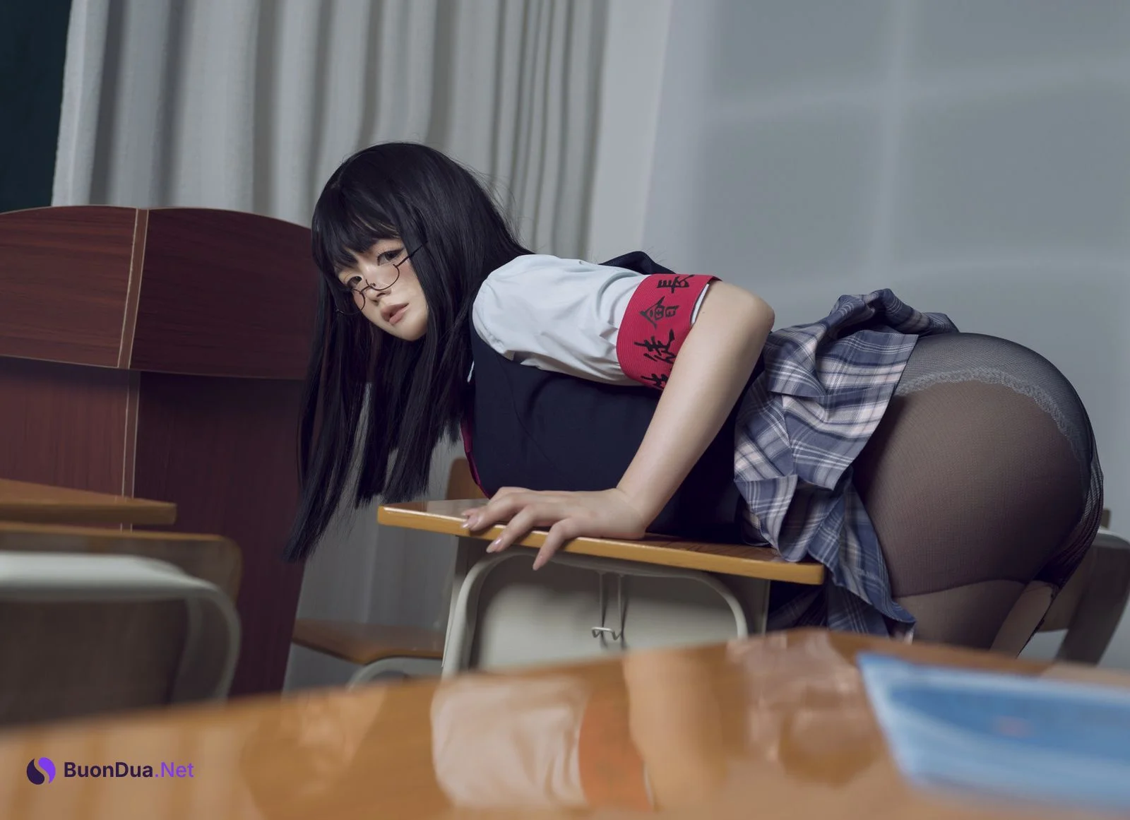 NinJA阿寨寨写真 Cosplay 生徒会长 - รูปภาพ 2