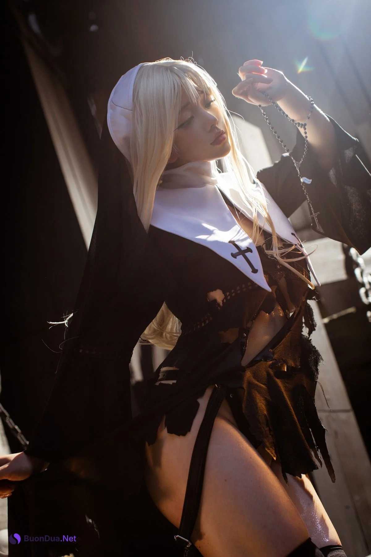 NinJA阿寨寨 Cosplay 赎罪修女 - รูปภาพ 4