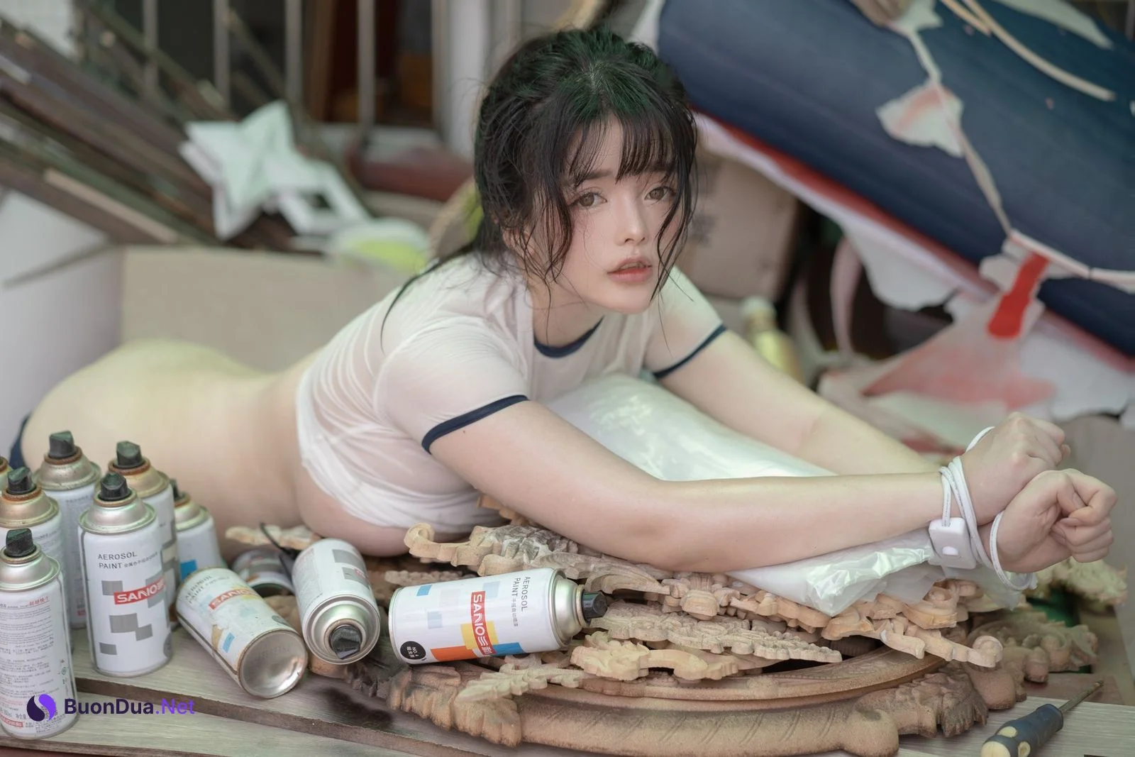 NinJA阿寨寨 Cosplay 体育课后 - 写真 7