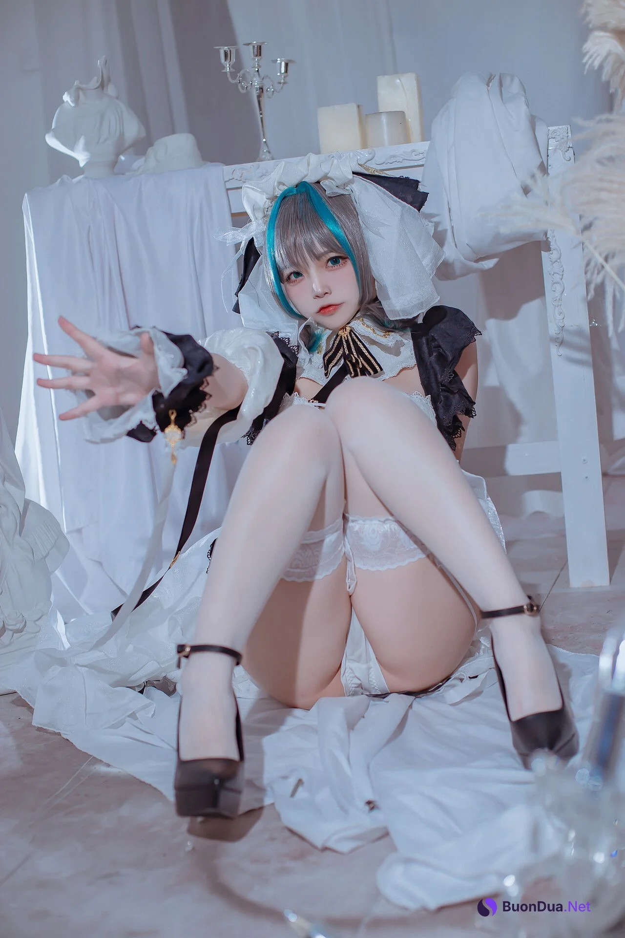 [二佐Nisa] Cheshire Maid 柴郡 - Photo 15