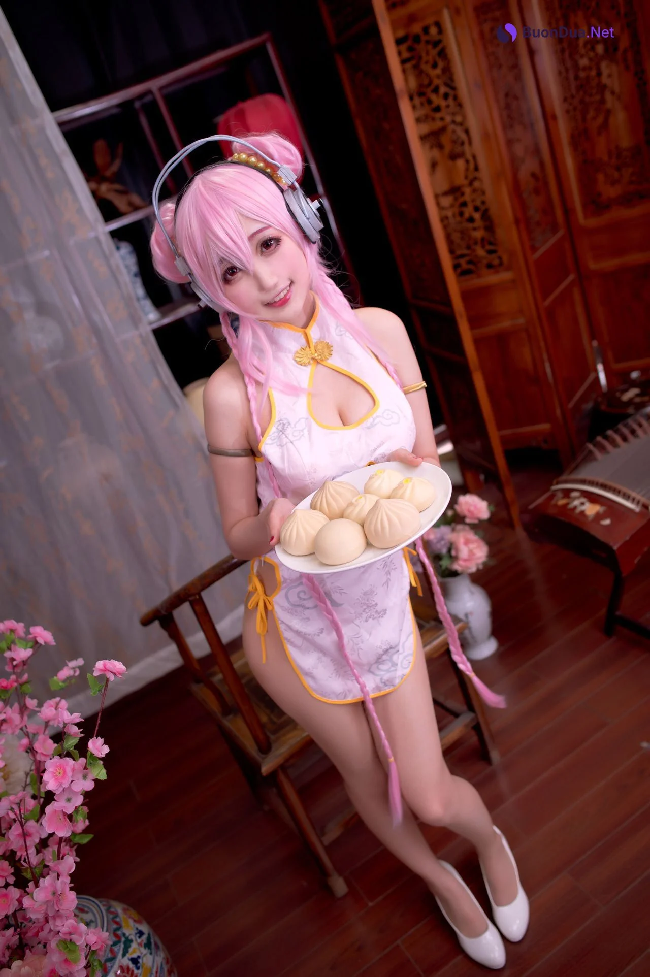 [周叽是可爱兔兔] NO.030 旗袍索尼子 Super Sonico - Photo 14