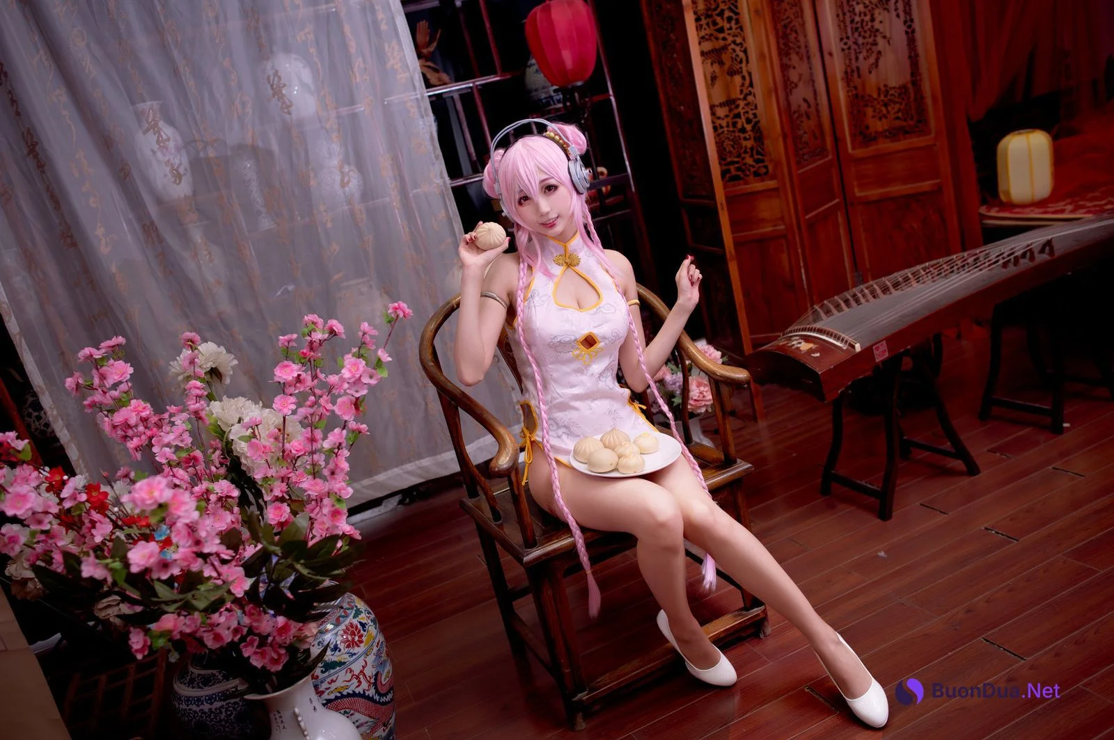 [周叽是可爱兔兔] NO.030 旗袍索尼子 Super Sonico - Photo 3