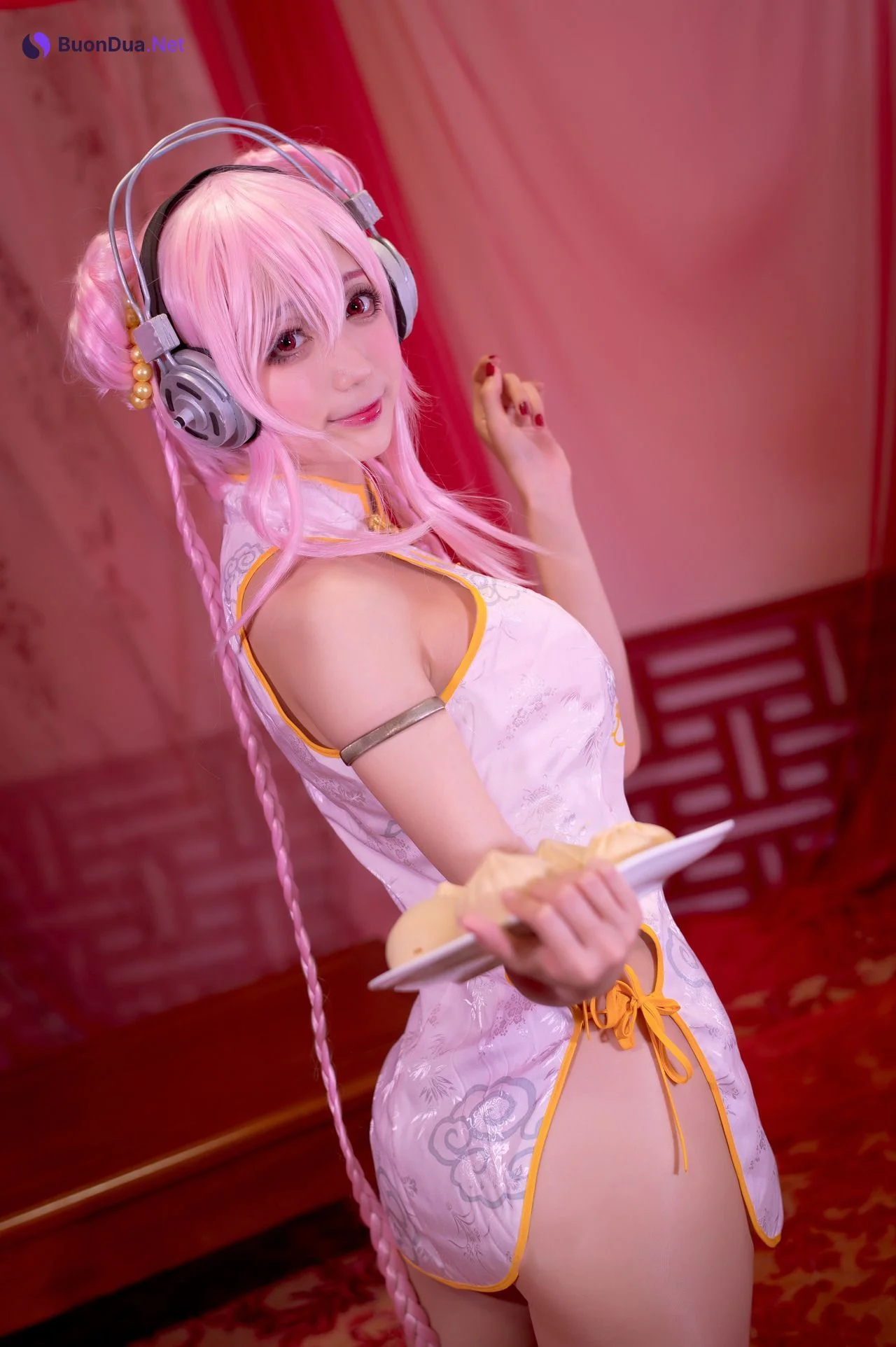 [周叽是可爱兔兔] NO.030 旗袍索尼子 Super Sonico - Photo 5