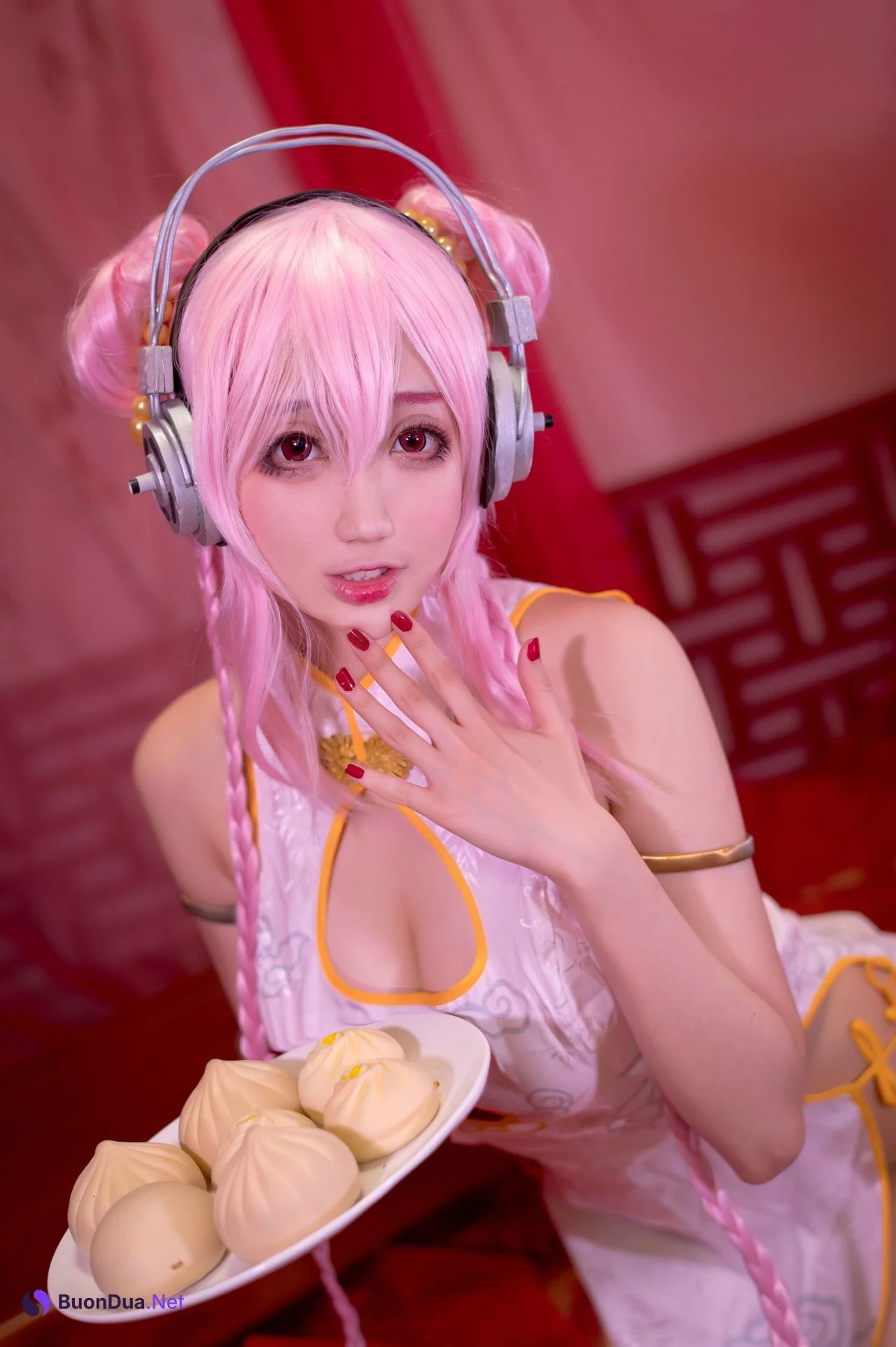 [周叽是可爱兔兔] NO.030 旗袍索尼子 Super Sonico - Photo 6