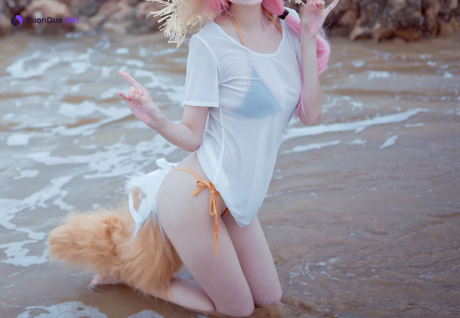 [周叽是可爱兔兔] No.032 小玉泳装 Tamamo no mae - Photo 12