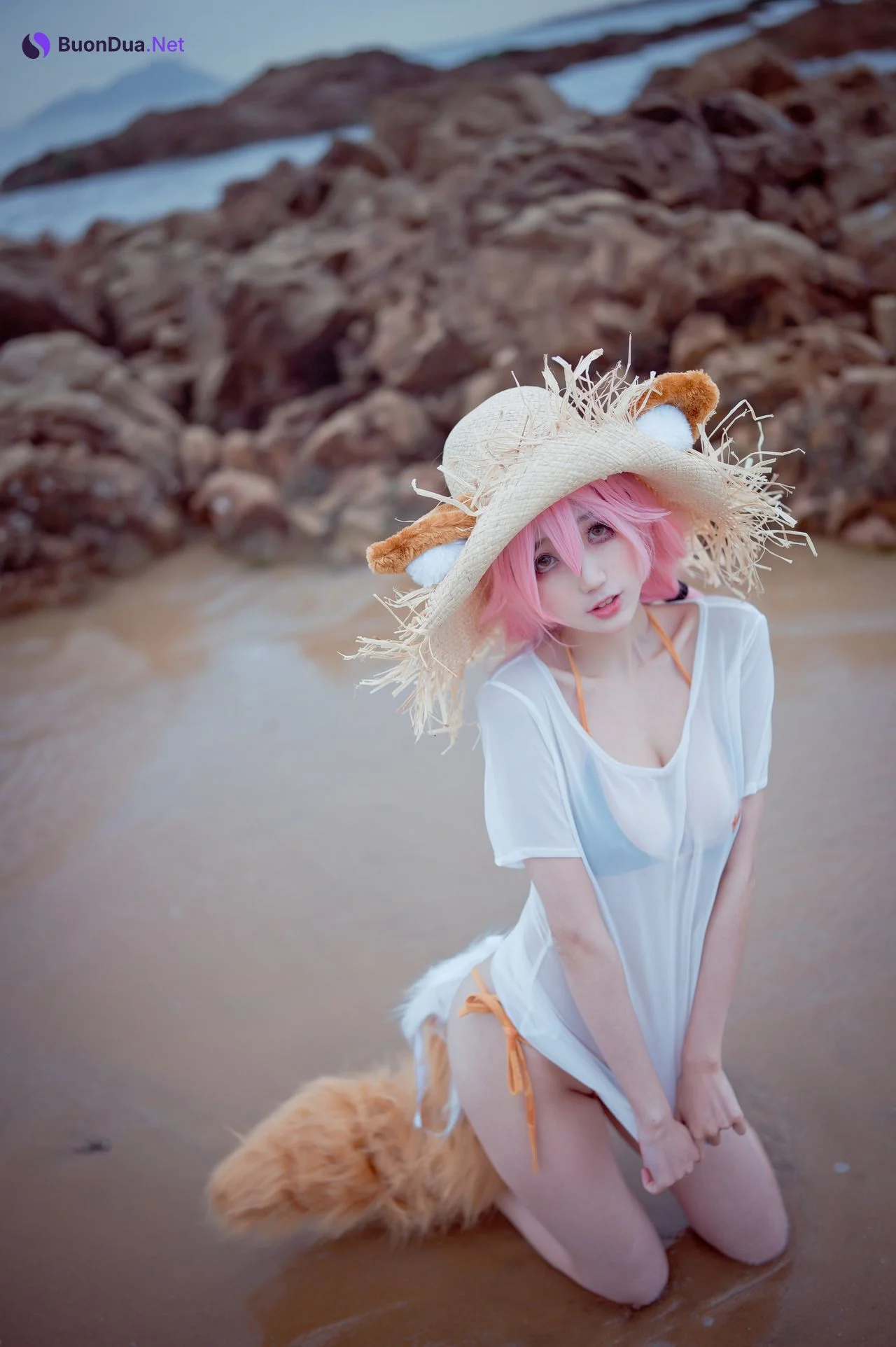 [周叽是可爱兔兔] No.032 小玉泳装 Tamamo no mae - Photo 13