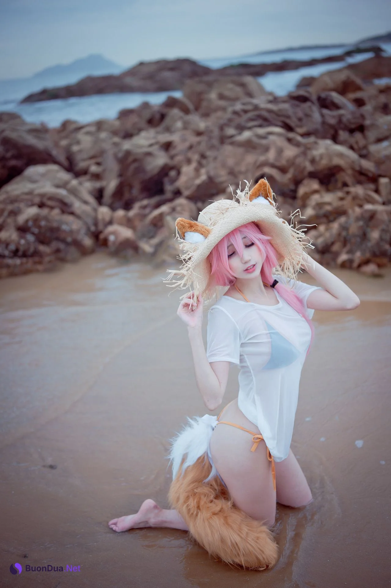 [周叽是可爱兔兔] No.032 小玉泳装 Tamamo no mae - Photo 14