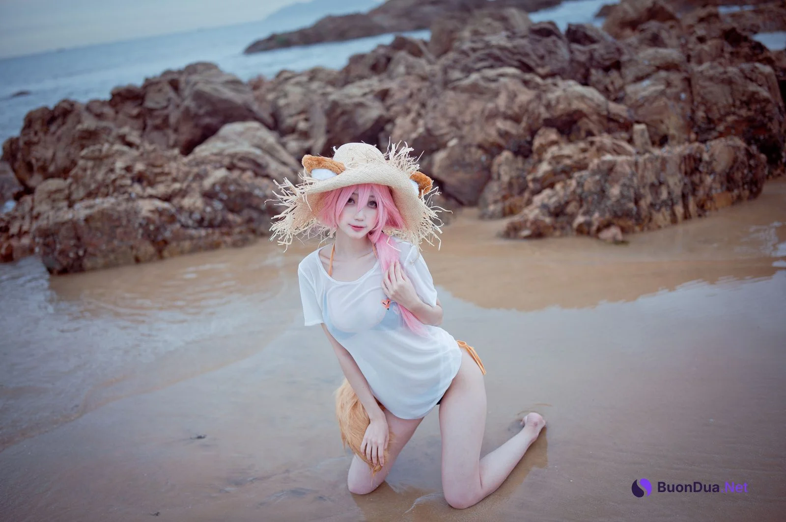 [周叽是可爱兔兔] No.032 小玉泳装 Tamamo no mae - Photo 15