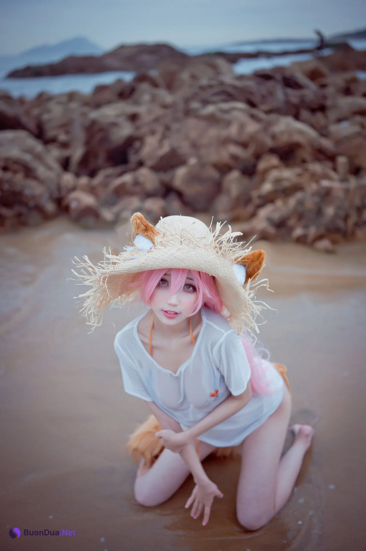 [周叽是可爱兔兔] No.032 小玉泳装 Tamamo no mae - Photo 16