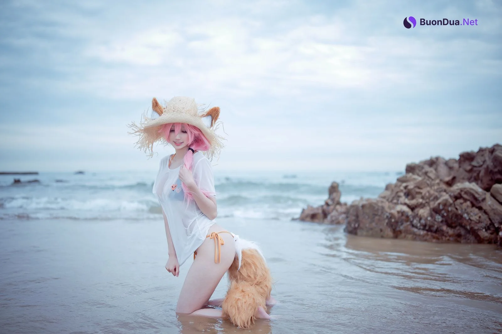 [周叽是可爱兔兔] No.032 小玉泳装 Tamamo no mae - Photo 19