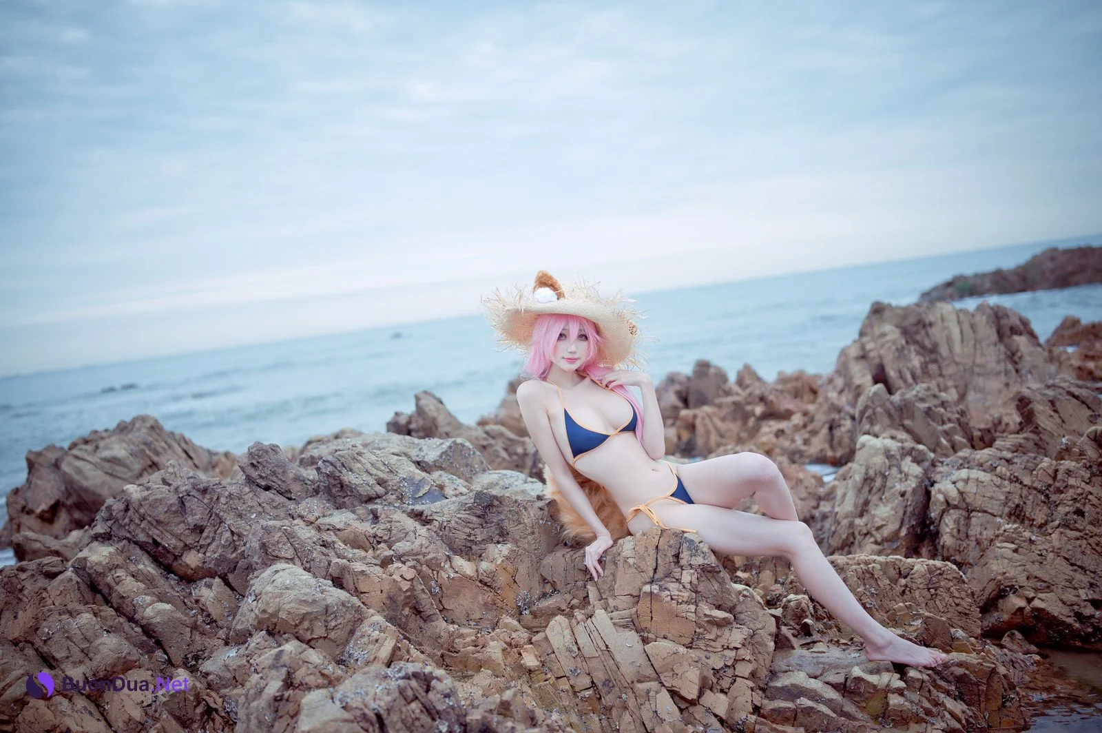 [周叽是可爱兔兔] No.032 小玉泳装 Tamamo no mae - Photo 2