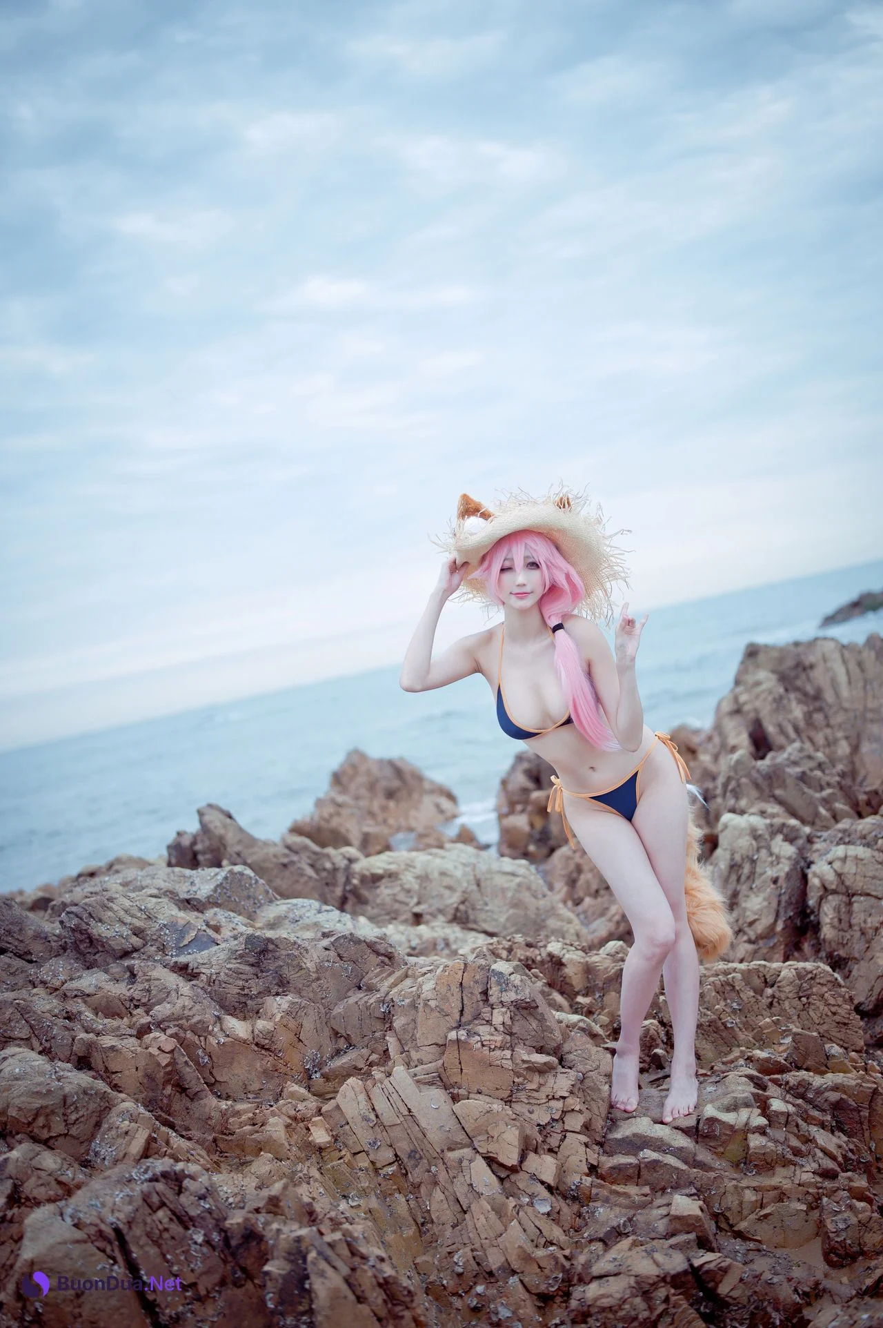 [周叽是可爱兔兔] No.032 小玉泳装 Tamamo no mae - Photo 4
