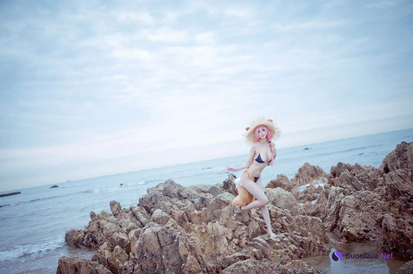 [周叽是可爱兔兔] No.032 小玉泳装 Tamamo no mae - Photo 8
