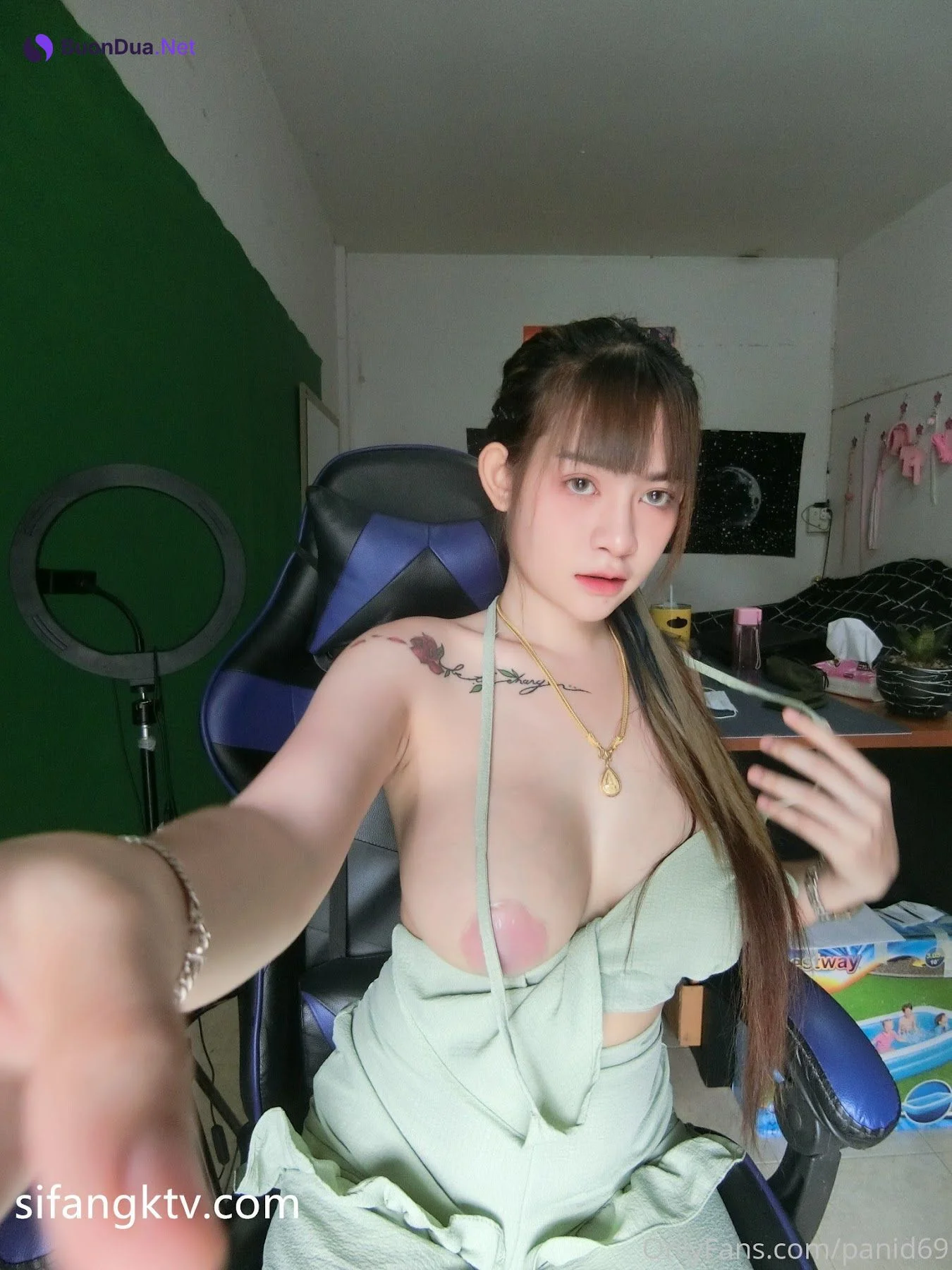 panid69 – 野性前卫刺青巨乳女网红 不雅私拍 - 사진 15