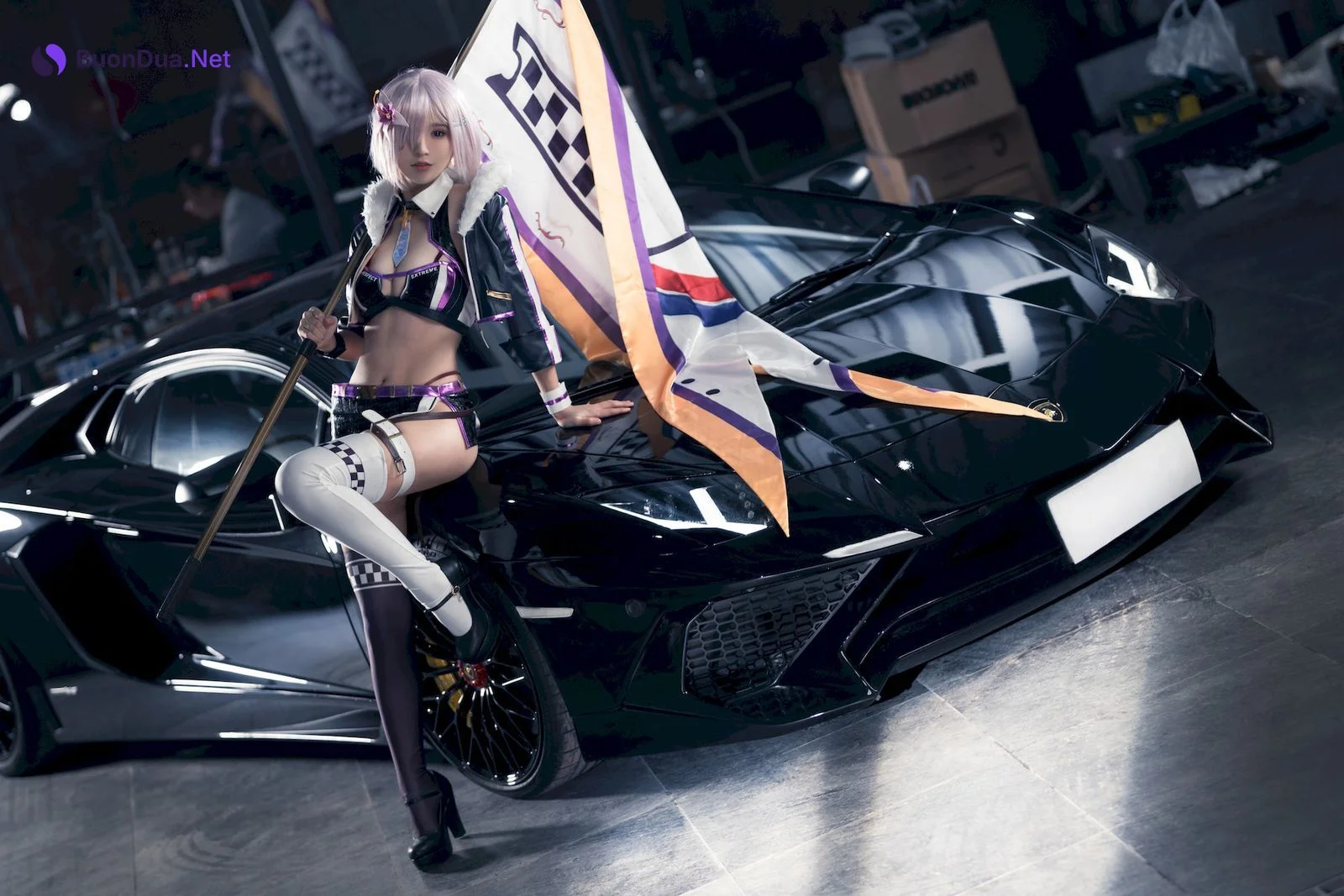 奶文文 & 愛先生PhD Cosplay アルトリア・ペンドラゴン & マシュ・キリエライト - Photo 16