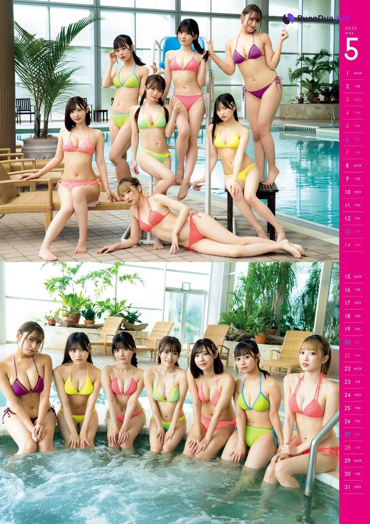 ＃ババババンビ 週プレ PHOTO BOOK 2023年度カレンダーブック Set.01 - Photo 11