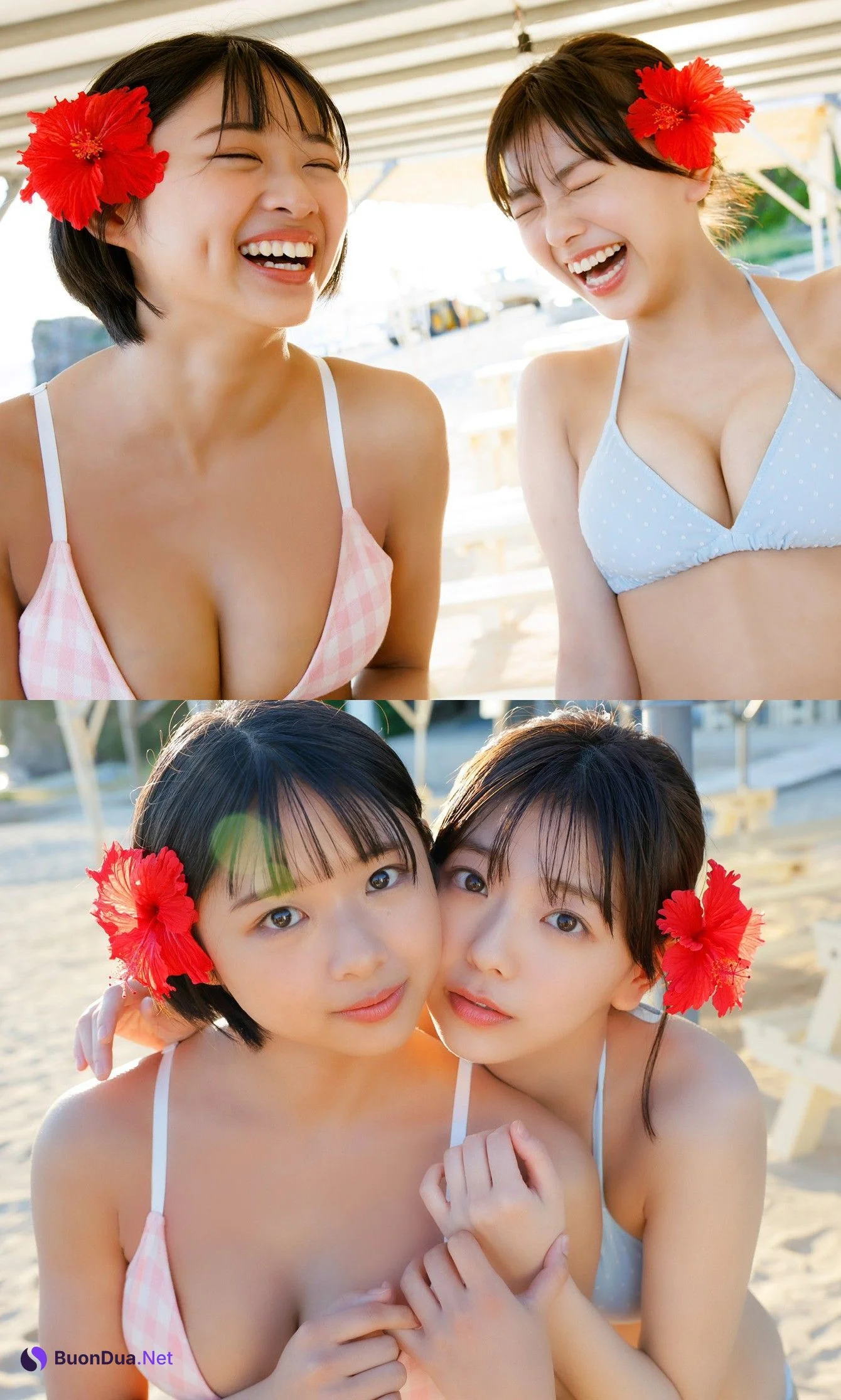 桑島海空 大熊杏優, 週プレ Photo Book 「seju4姉妹」 Set.02 - Photo 14