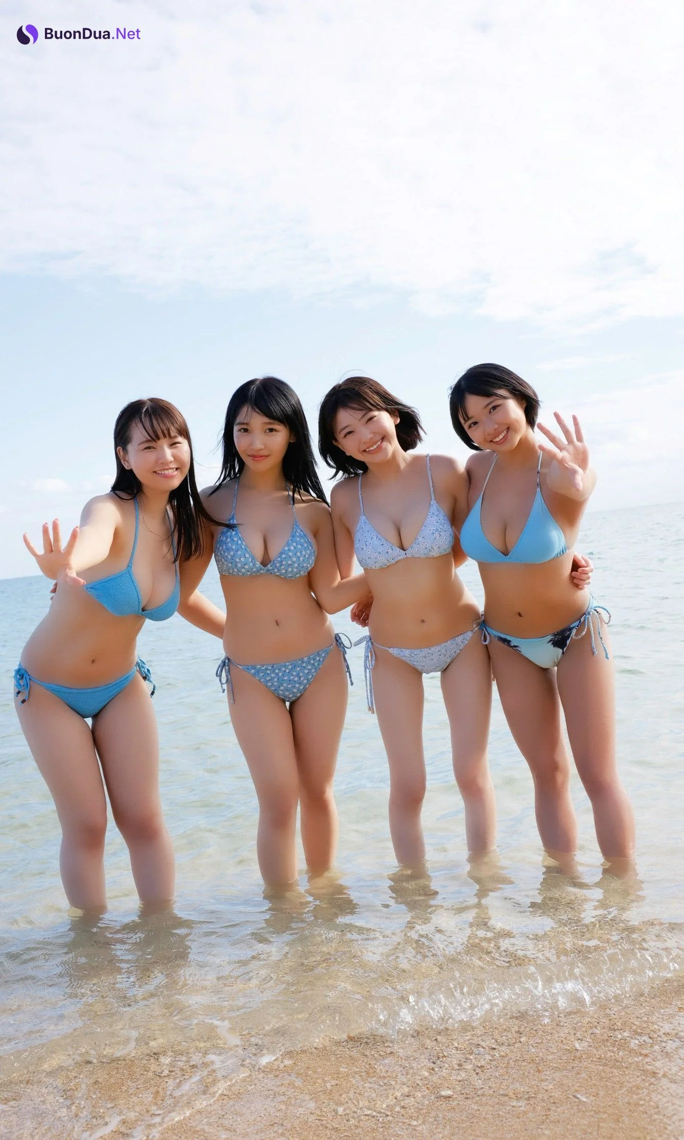 桑島海空 大熊杏優, 週プレ Photo Book 「seju4姉妹」 Set.02 - Photo 5