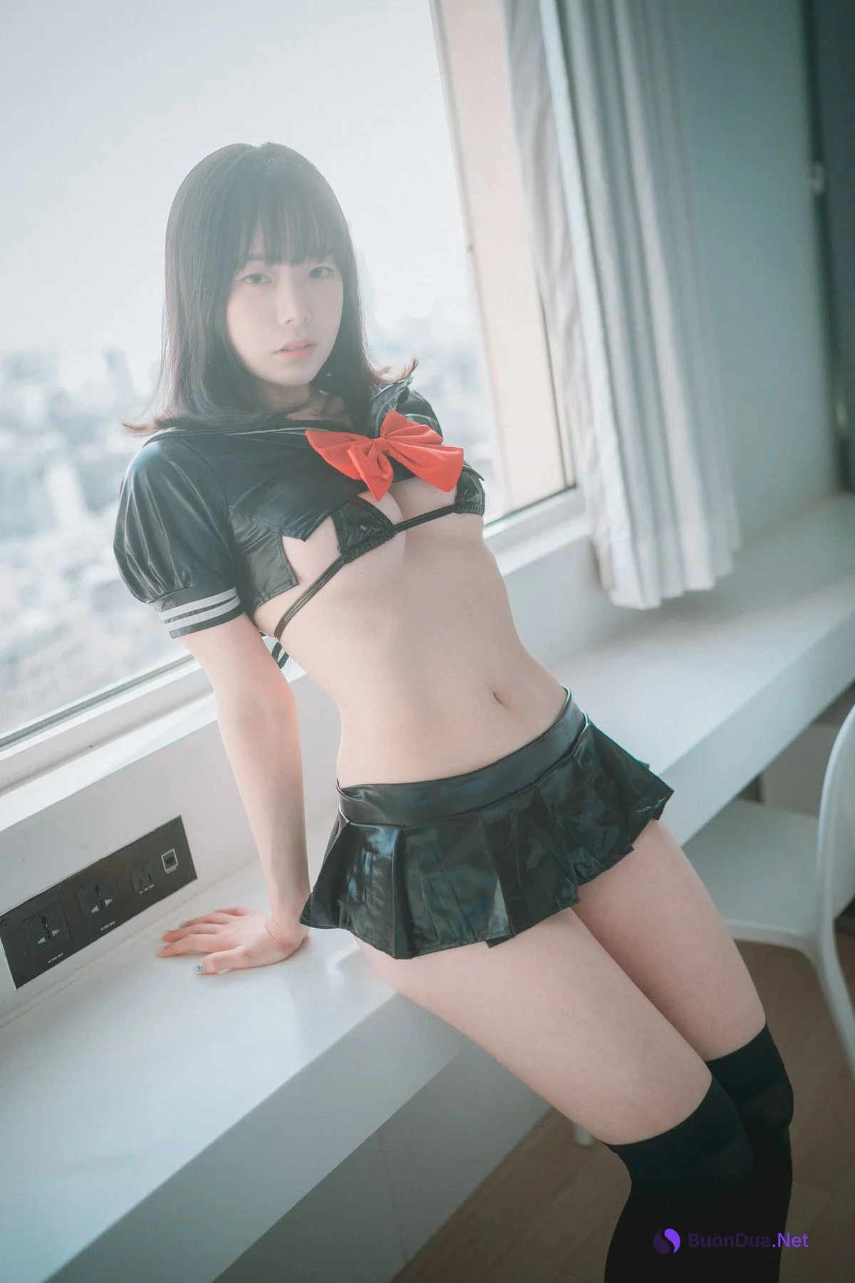 PIA 피아 (박서빈), [DJAWA] Leather Black Schoolgirl Set.01 - Photo 12