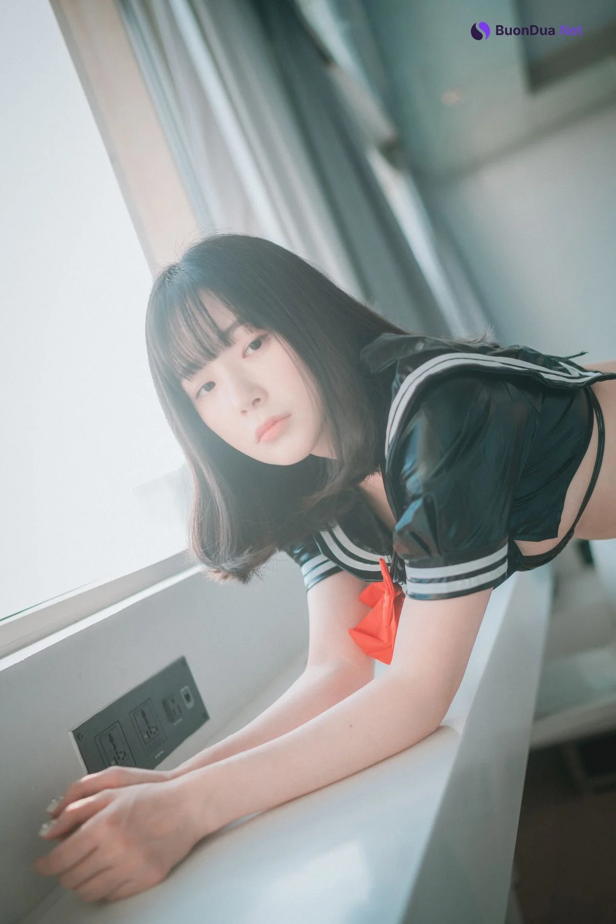 PIA 피아 (박서빈), [DJAWA] Leather Black Schoolgirl Set.01 - Photo 9