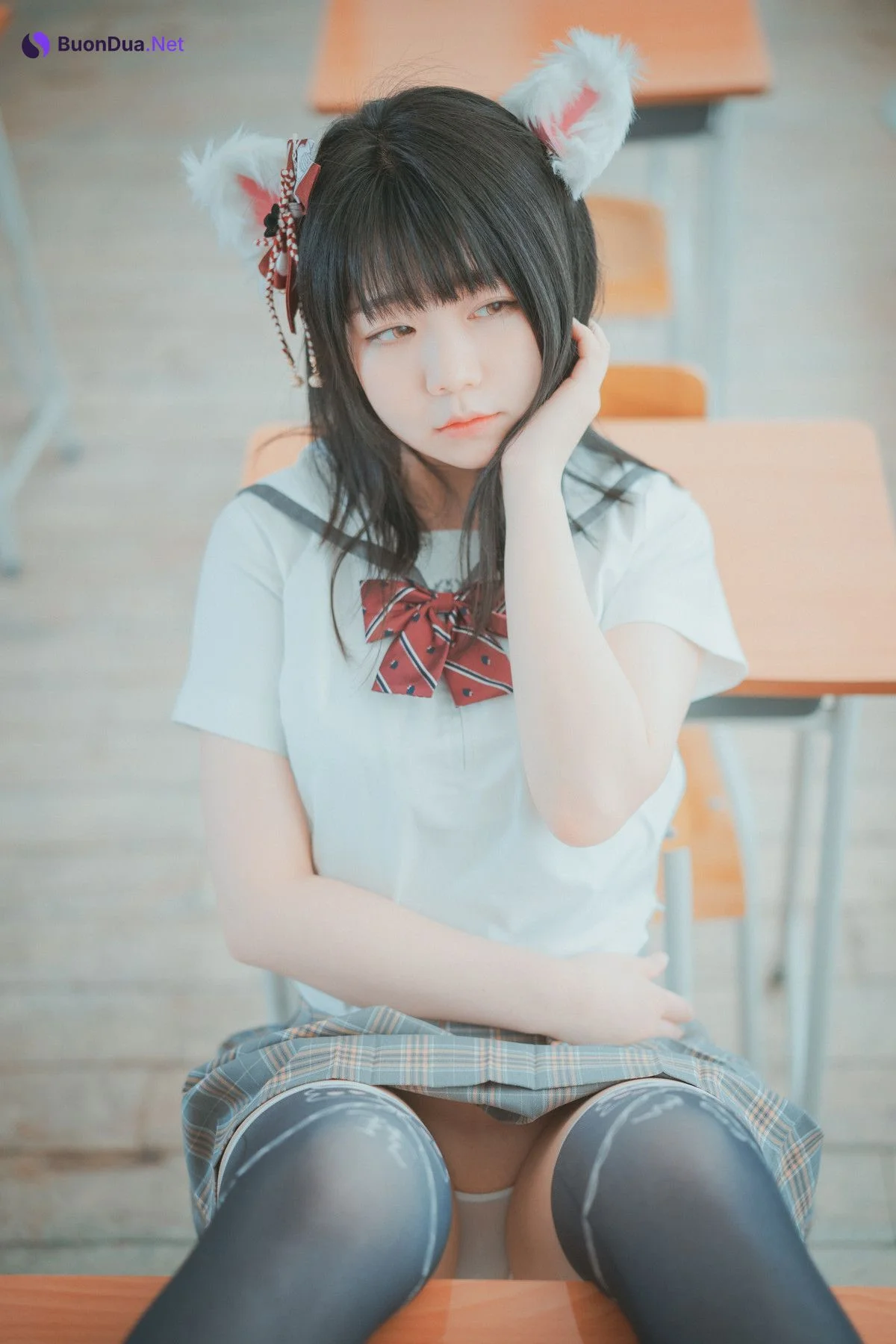 Pian 피안화, [DJAWA] Cat girl does not take classes - Photo 8