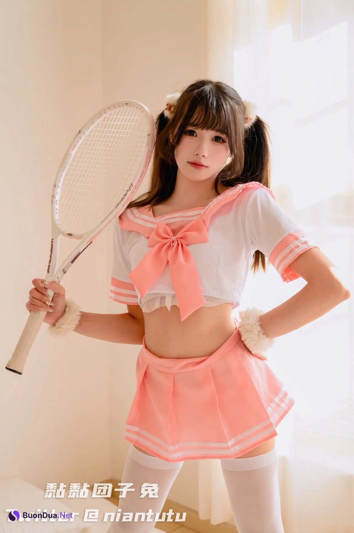 黏黏团子兔 Pink JK Joshi Kosei - Photo 17
