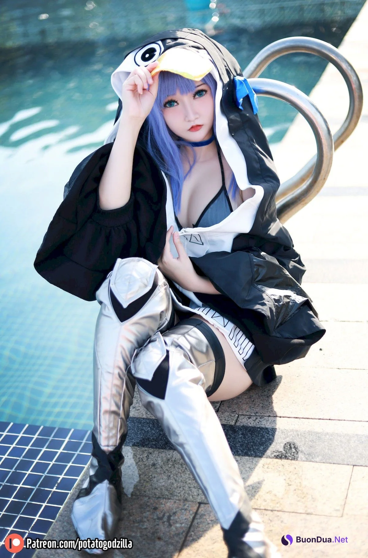 Potato Godzilla Cosplay 水着メルトリリス - Photo 12