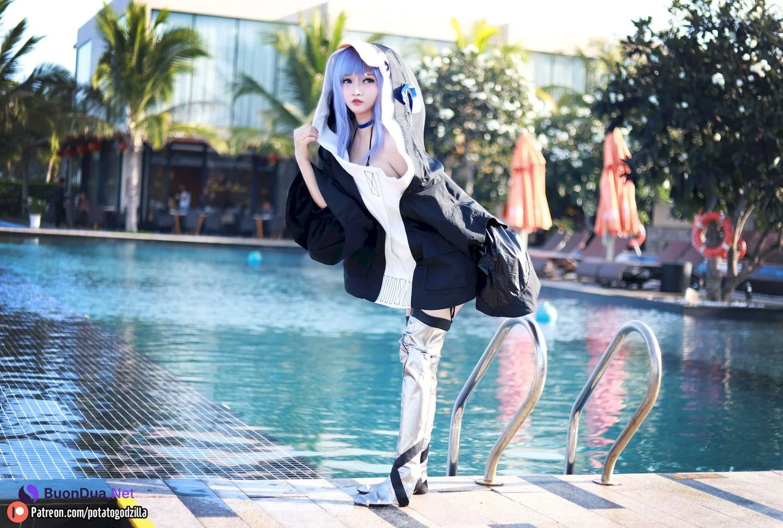 Potato Godzilla Cosplay 水着メルトリリス - Photo 15