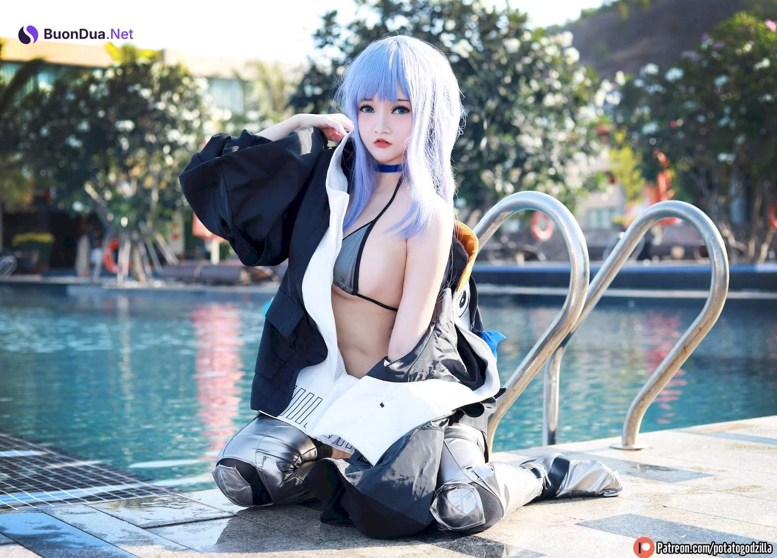 Potato Godzilla Cosplay 水着メルトリリス - Photo 18