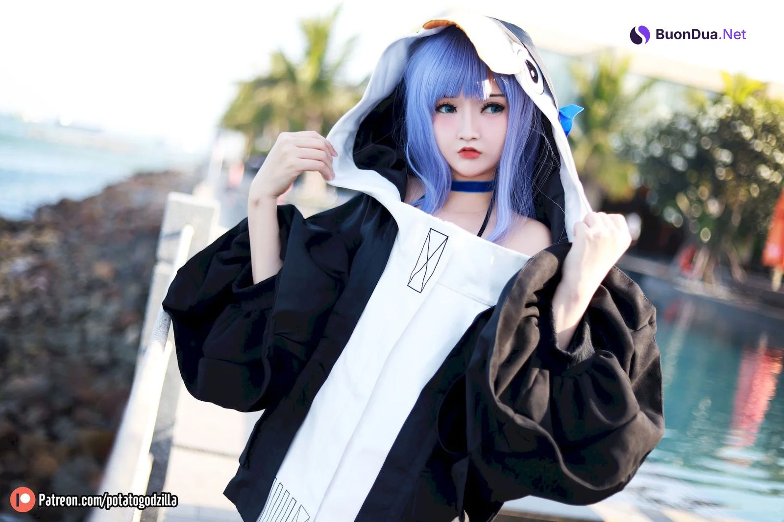 Potato Godzilla Cosplay 水着メルトリリス - Photo 2