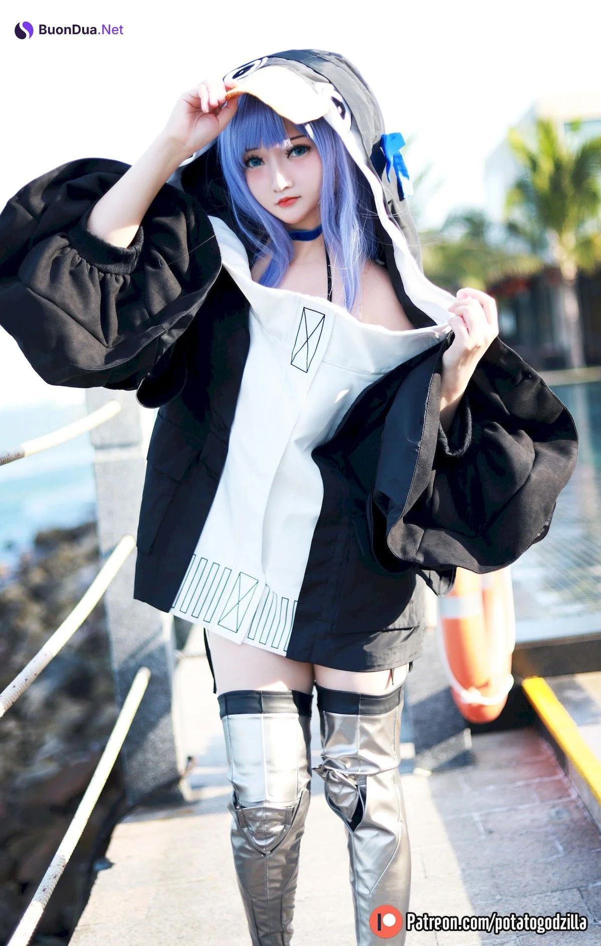 Potato Godzilla Cosplay 水着メルトリリス - Photo 3