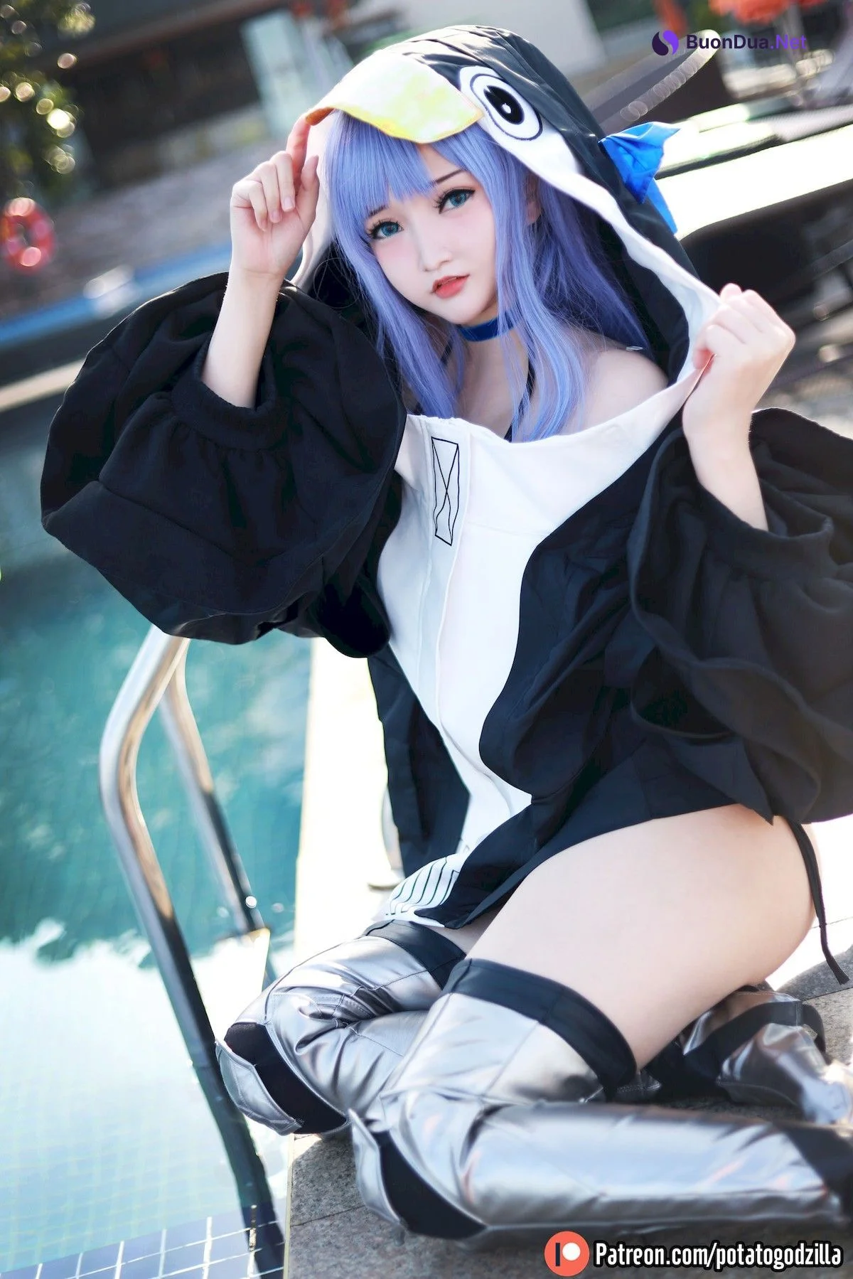 Potato Godzilla Cosplay 水着メルトリリス - Photo 6
