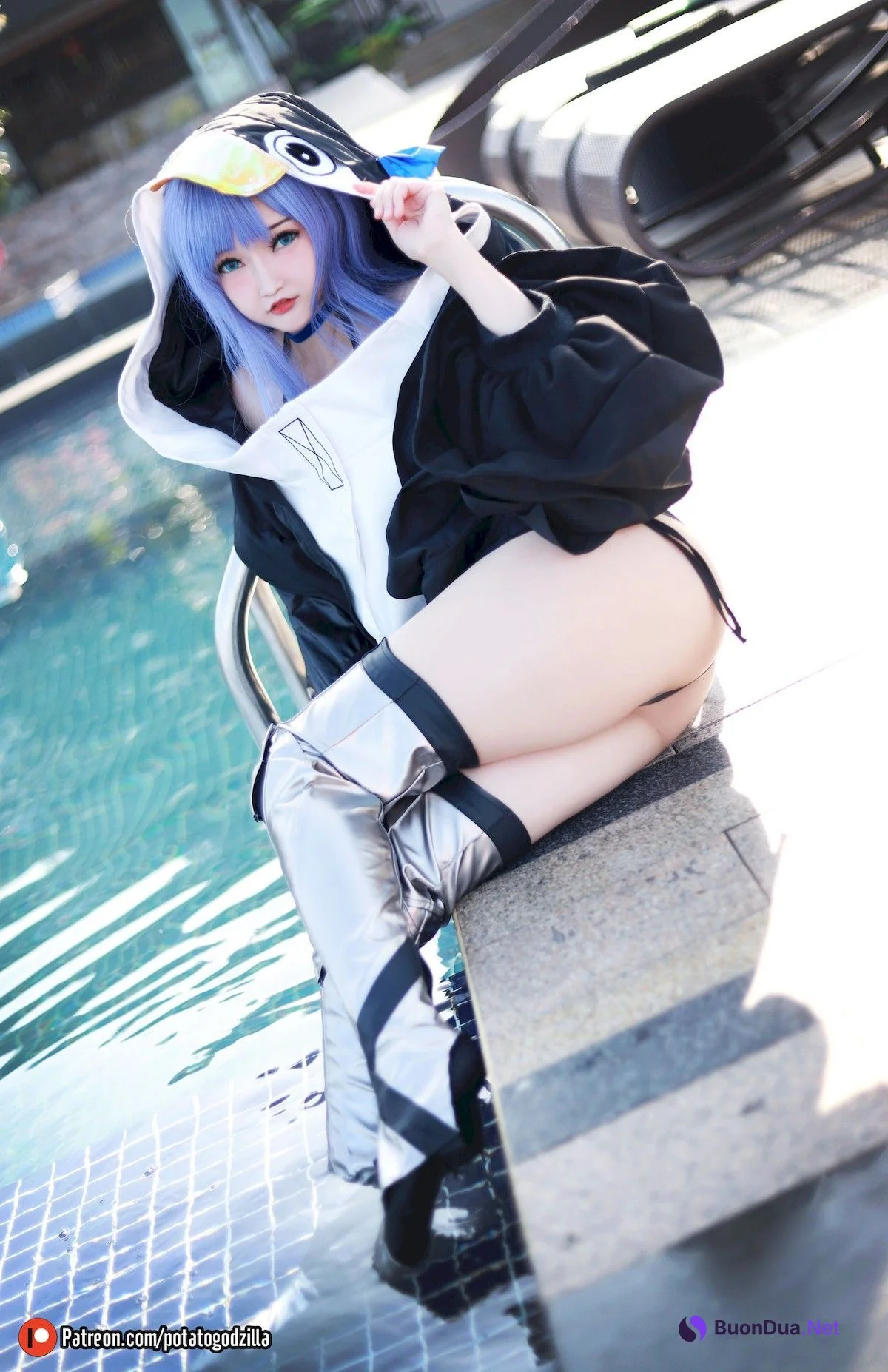 Potato Godzilla Cosplay 水着メルトリリス - Photo 7