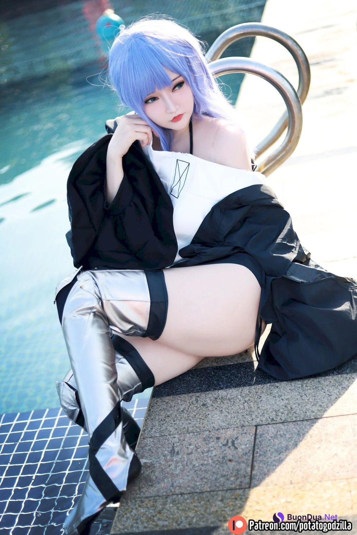Potato Godzilla Cosplay 水着メルトリリス - Photo 9