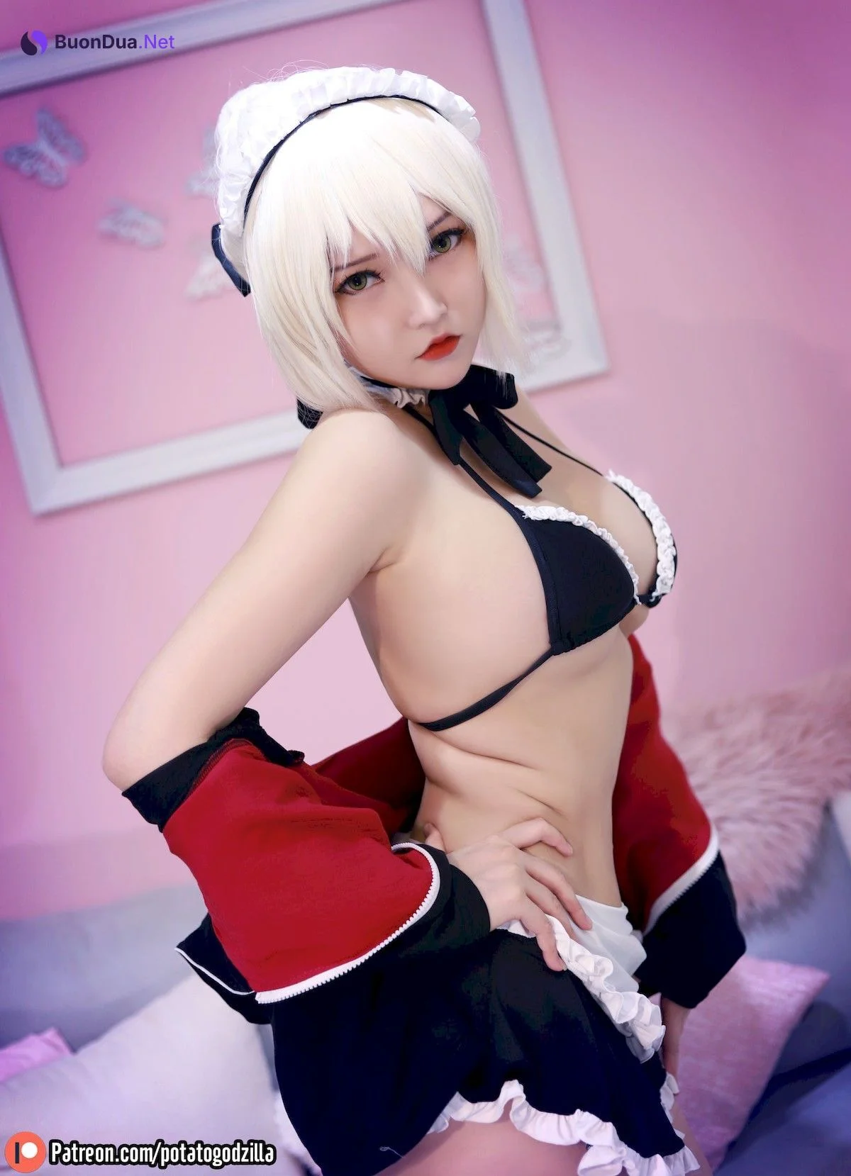 Potato Godzilla Cosplay セイバーオルタ メイド Ver. - Photo 15