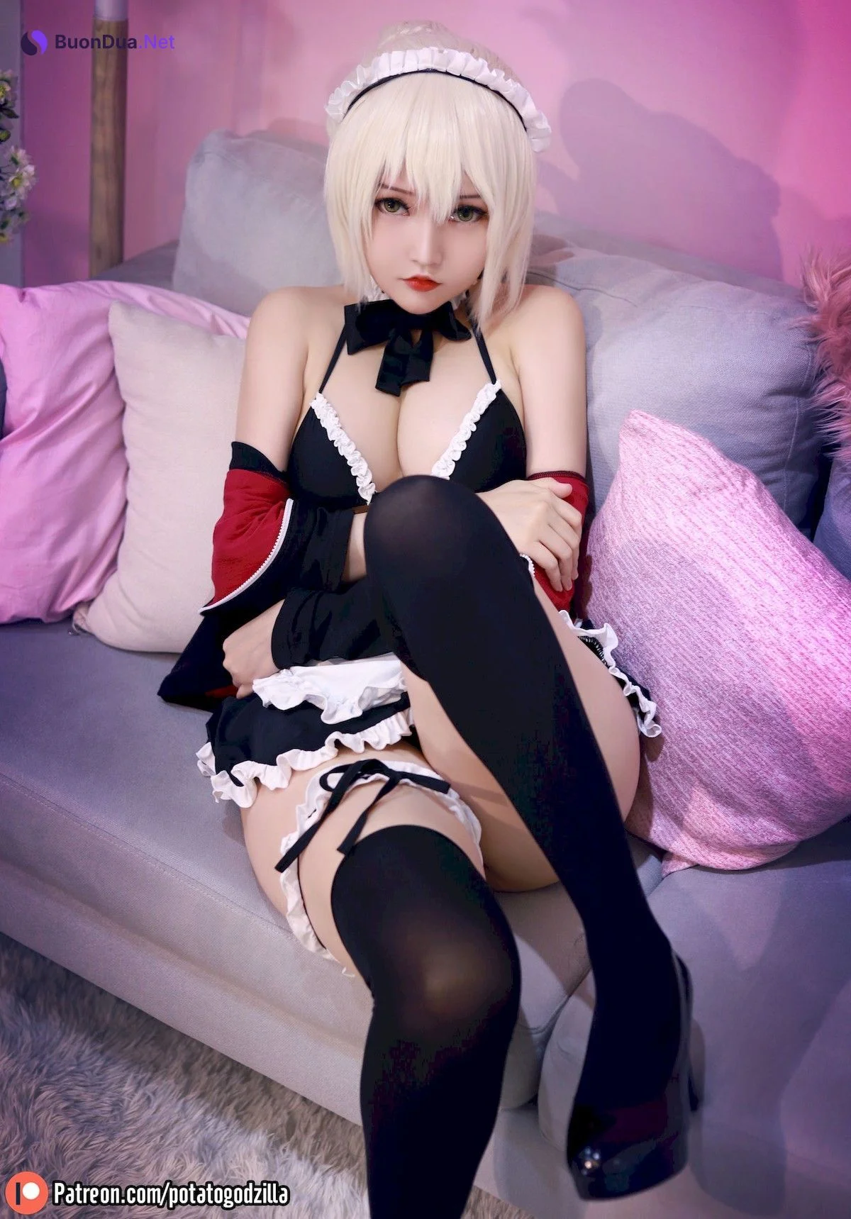 Potato Godzilla Cosplay セイバーオルタ メイド Ver. - Photo 20