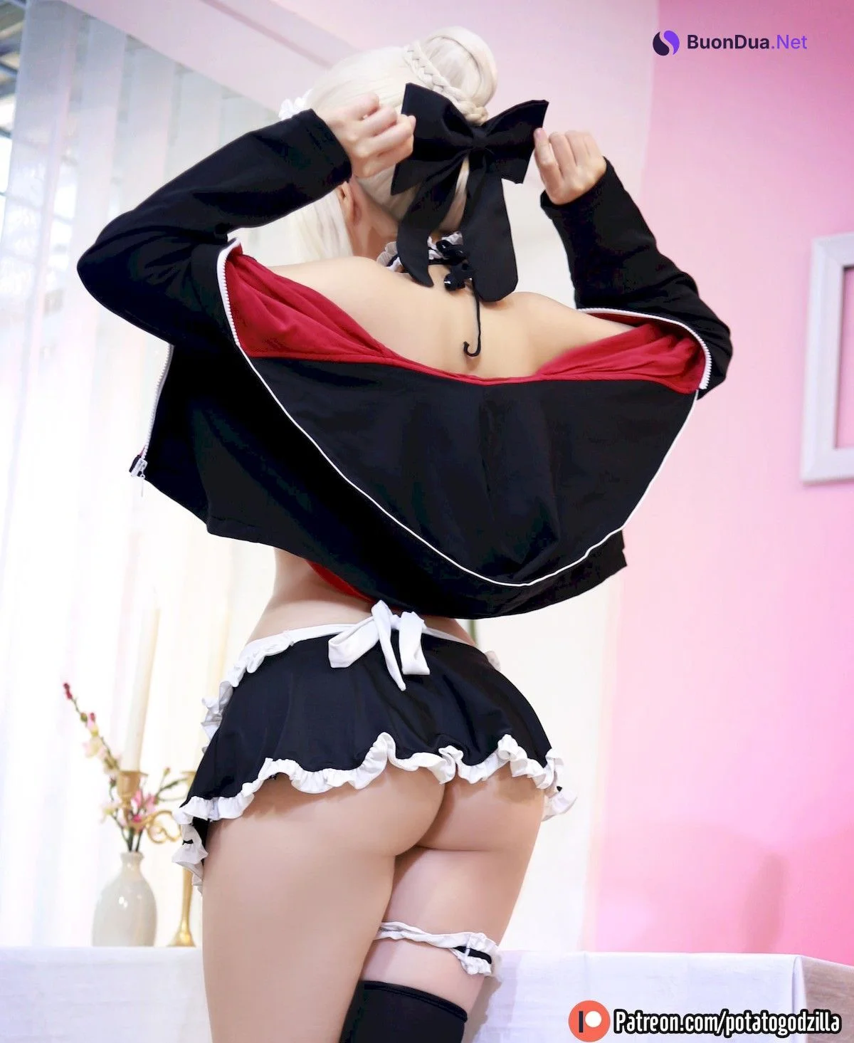 Potato Godzilla Cosplay セイバーオルタ メイド Ver. - Photo 9
