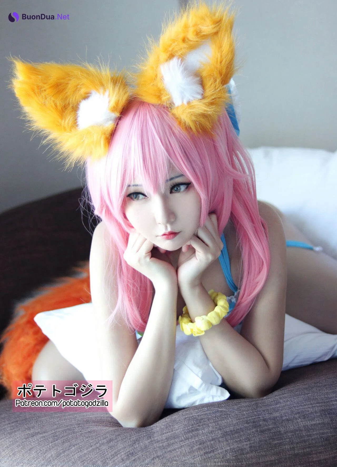 [Potato Godzilla ポテトゴジラ] Tamamo Bikini - Photo 13
