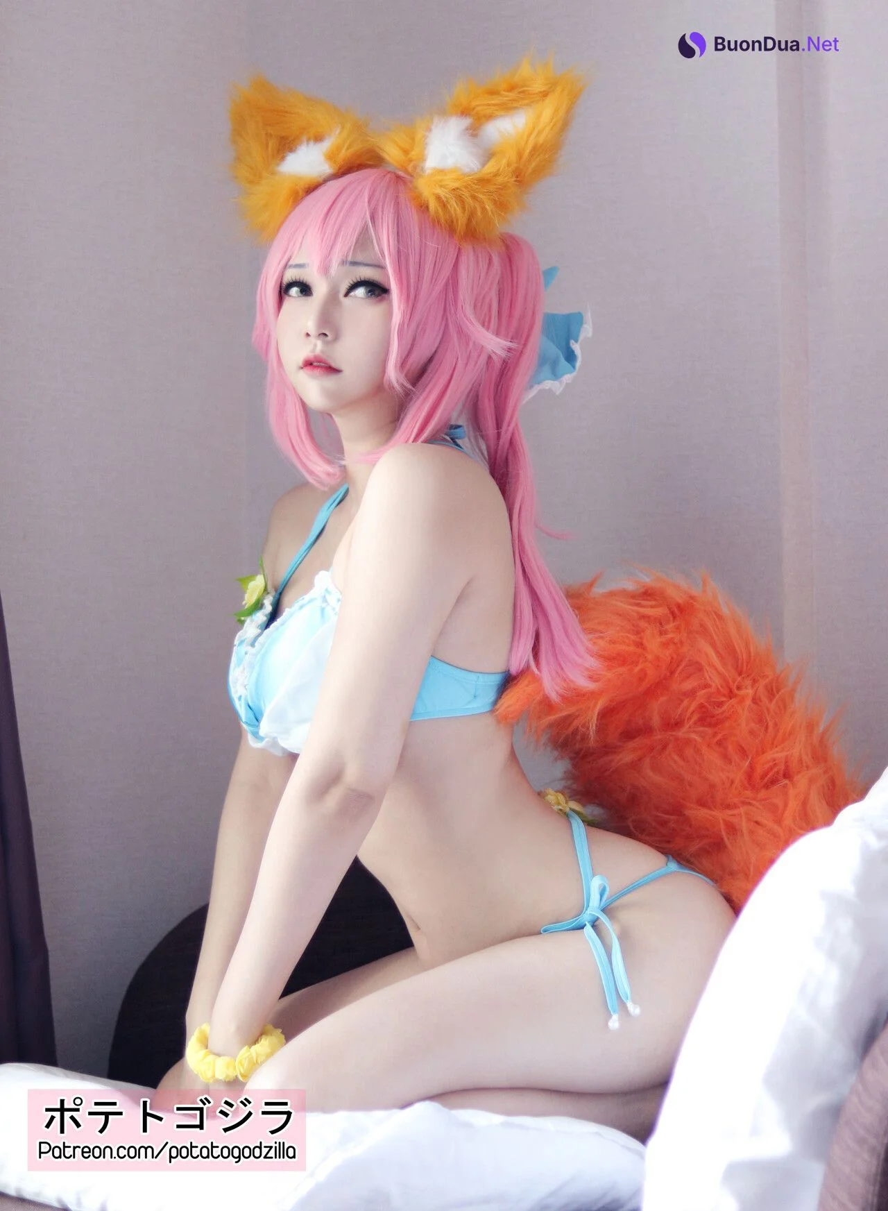 [Potato Godzilla ポテトゴジラ] Tamamo Bikini - Photo 7