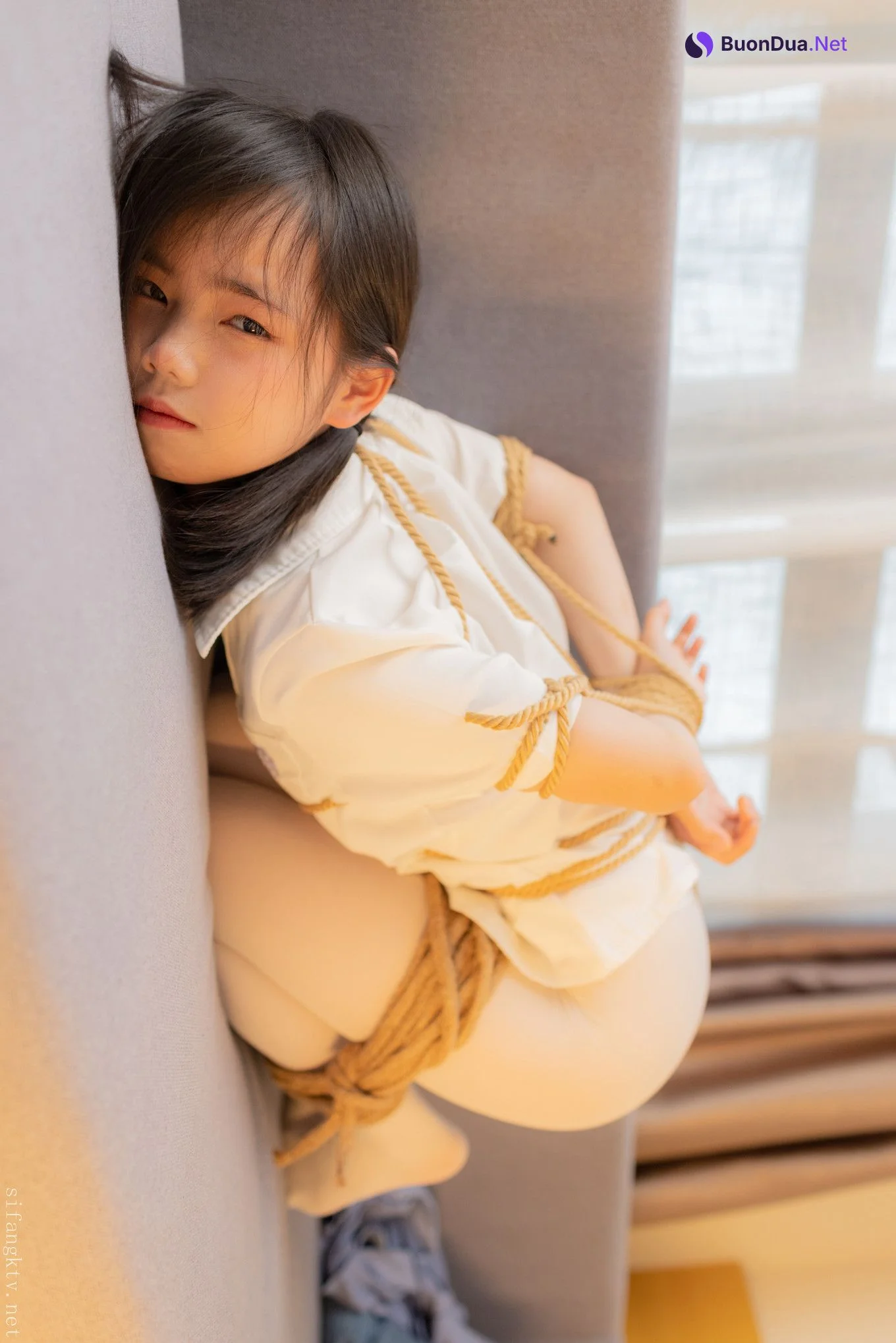 少女秩序 内部定制 小鱼 R18 劲爆超顶稀缺内部土豪定制流出 捆绑调教居家萝莉少女 鲜嫩紧致白虎蜜穴 Set.02 - Photo 16