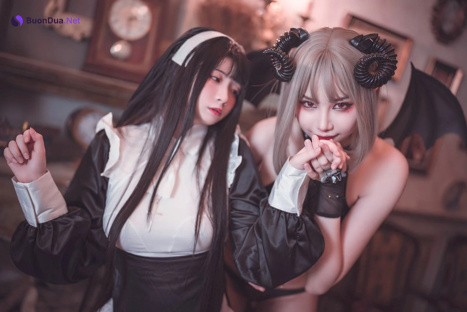 落落Raku Cosplay 林檎雙人 - Photo 11