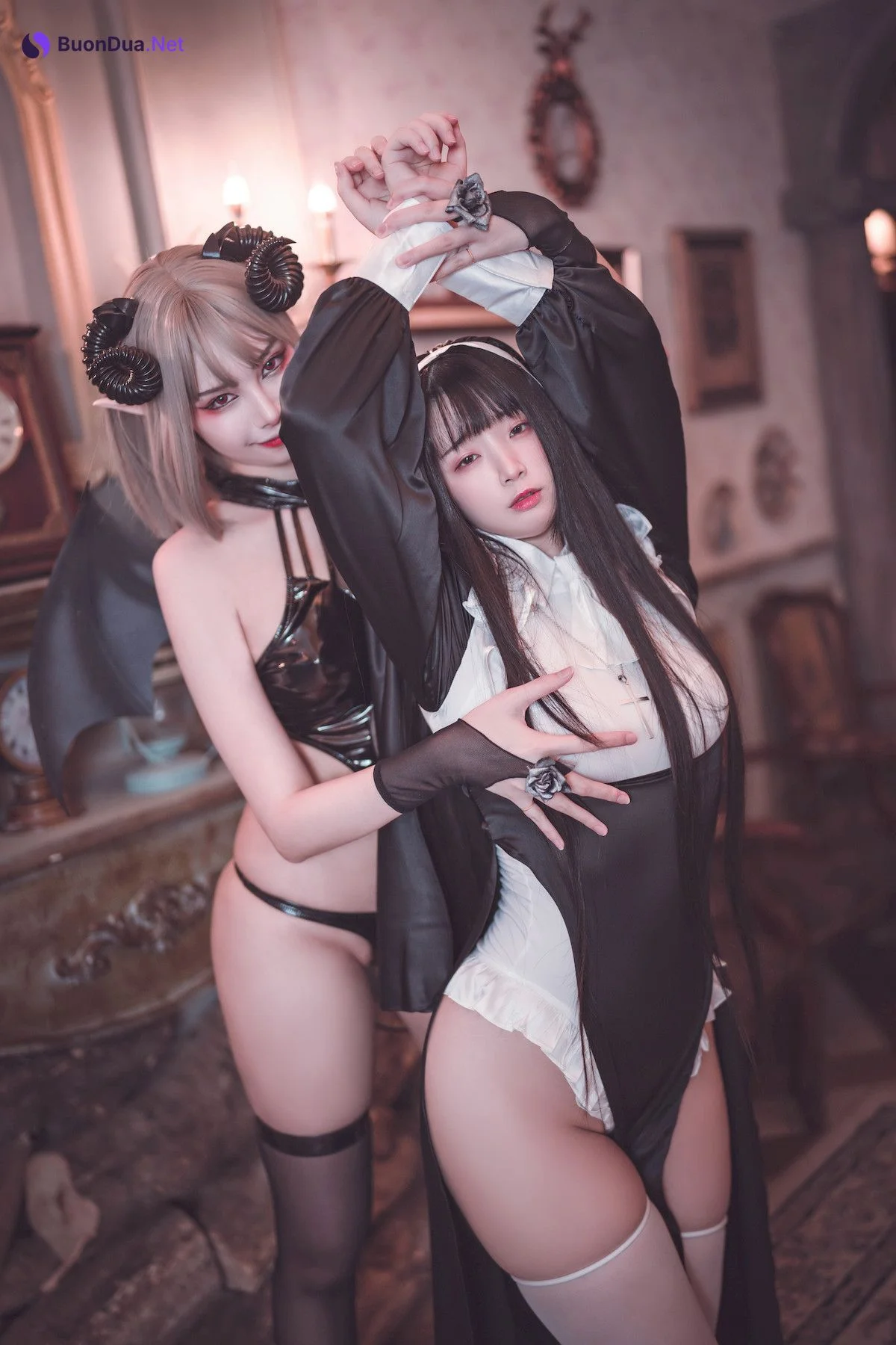 落落Raku Cosplay 林檎雙人 - Photo 8