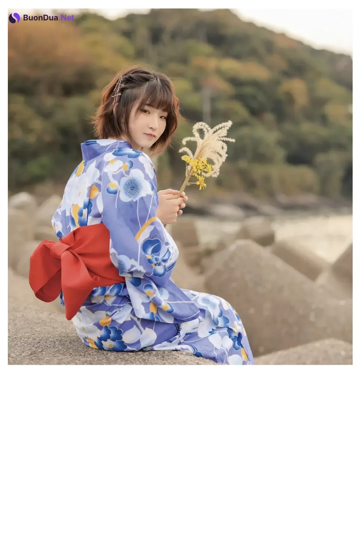 Ran Himeno 姫野らん, ヌード写真集 「綿毛が舞うように」 Set.01 - Photo 10